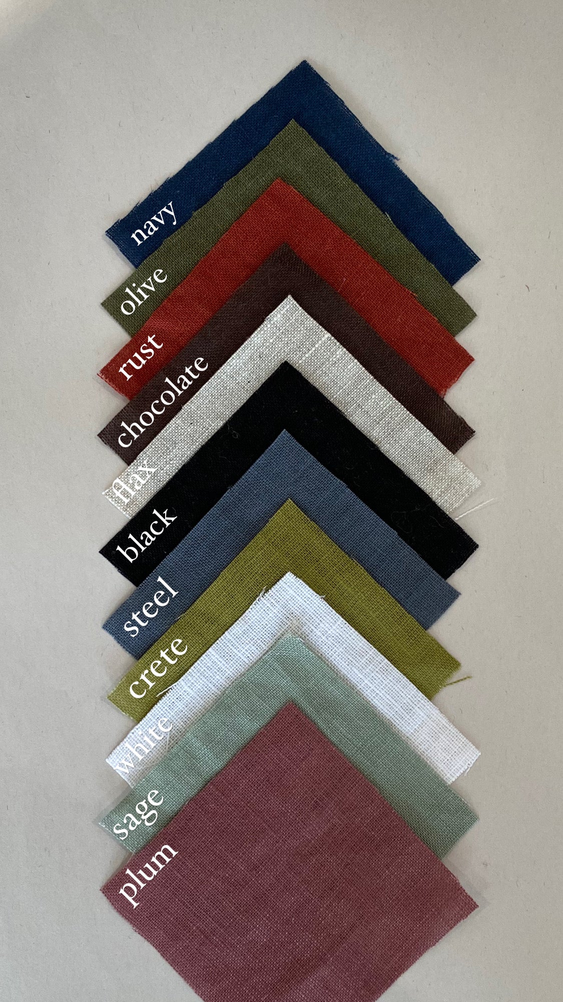 The Box Top -  Linen - Solid Colours