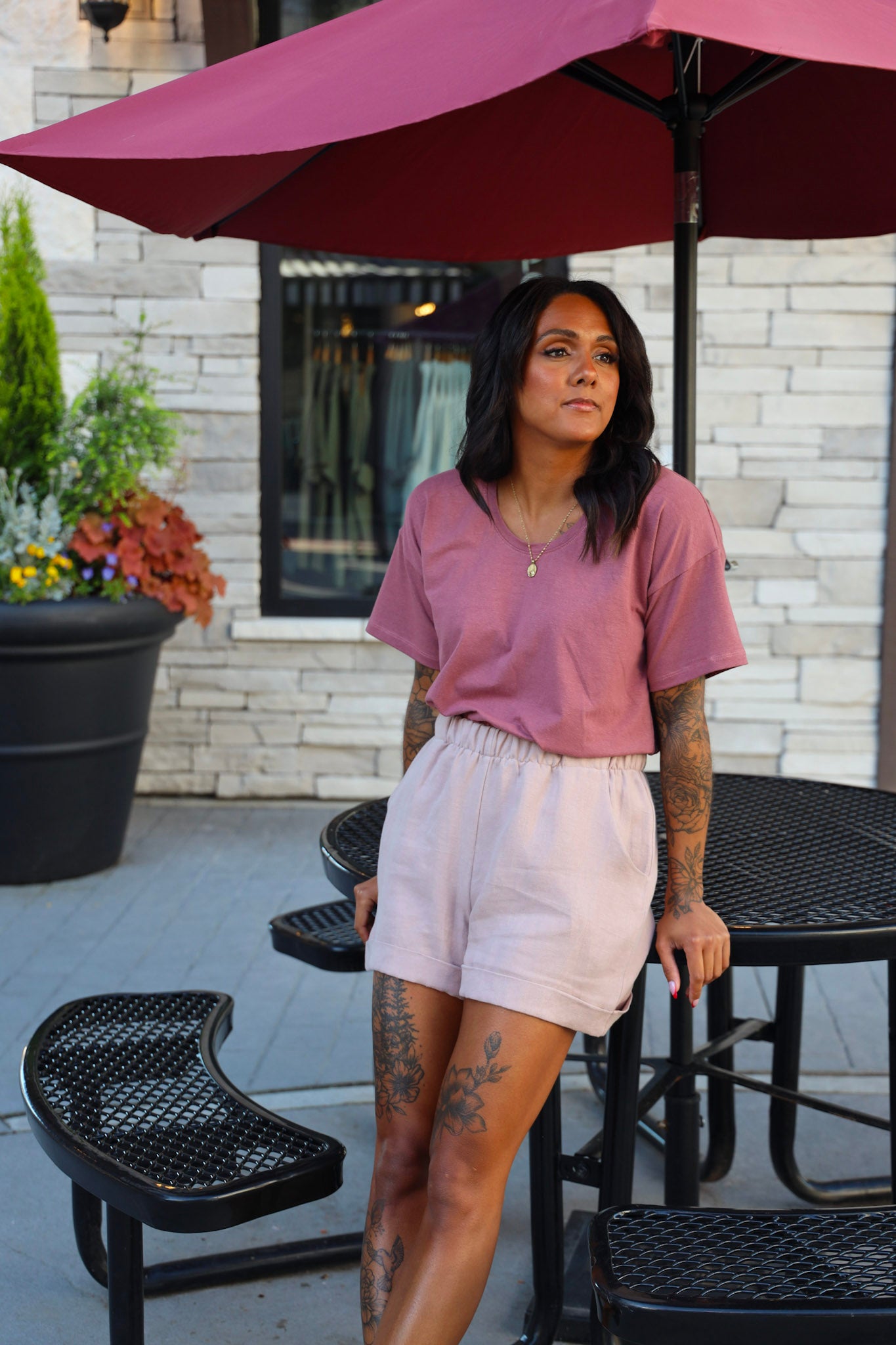 The Cuff Shorts - Linen Twill