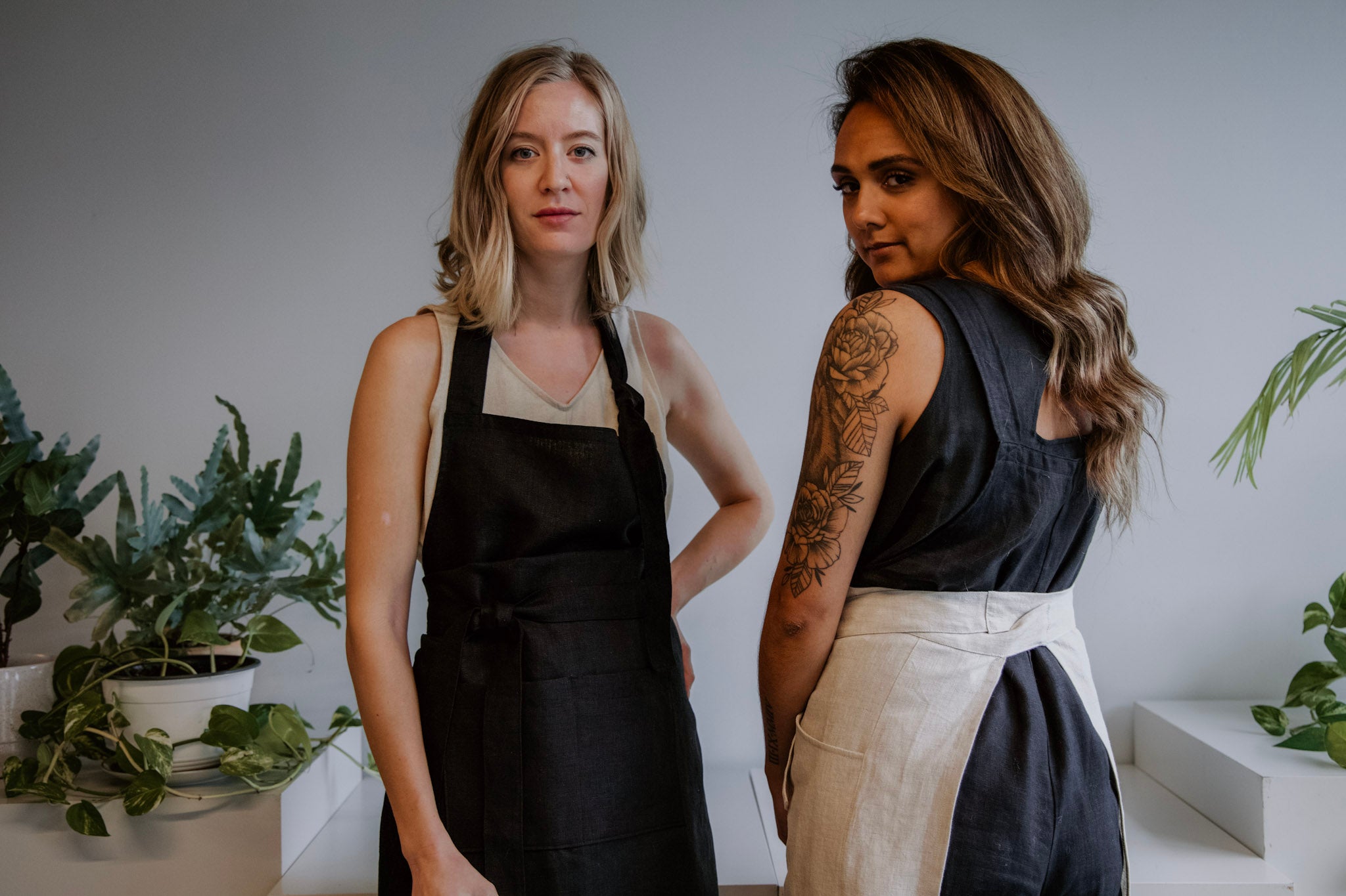 The Apron - Linen Organic Cotton