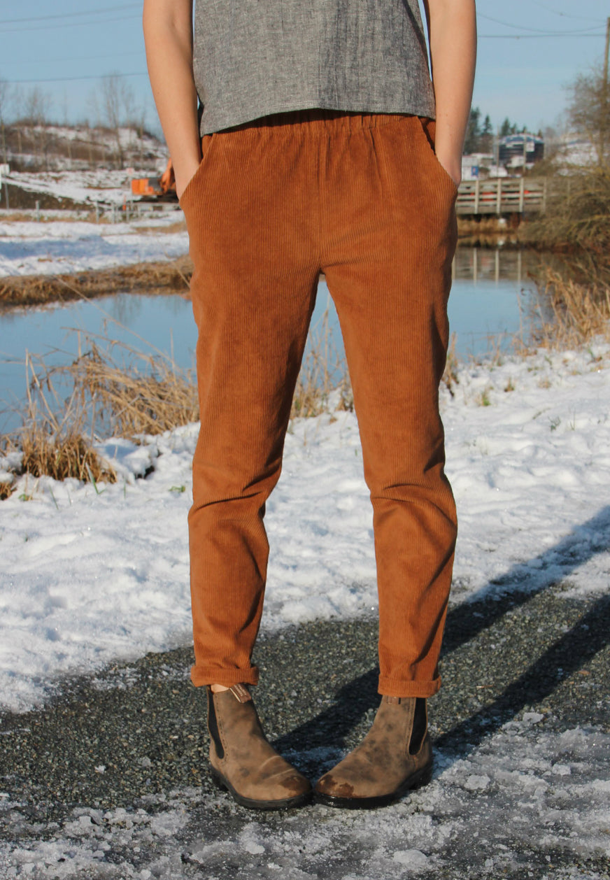 Marketplace - S - The Slacks - 8 Wale Corduroy - Copper