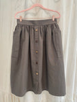 Marketplace - 2X - The Skirt - Linen Organic Cotton - Wood
