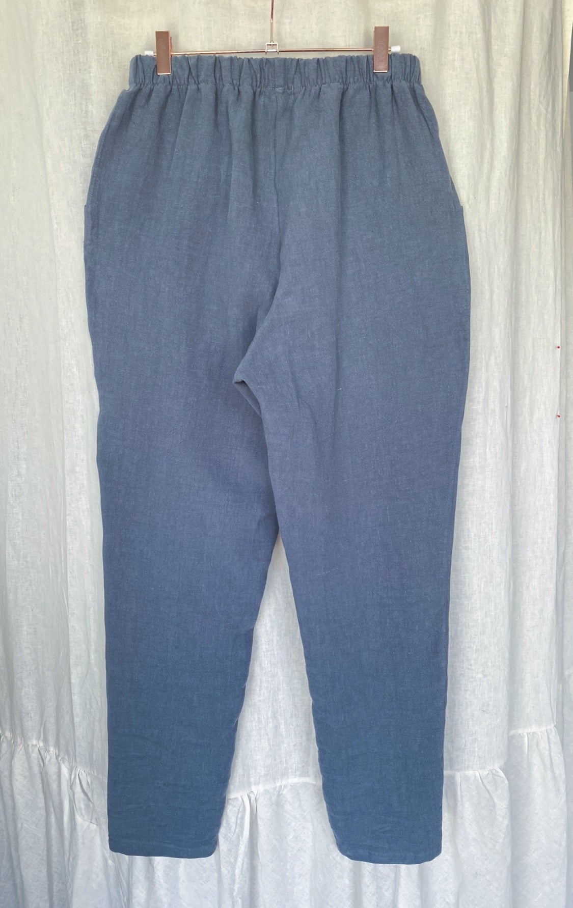 Marketplace - M/L - Steel Blue Antique Linen - Slacks