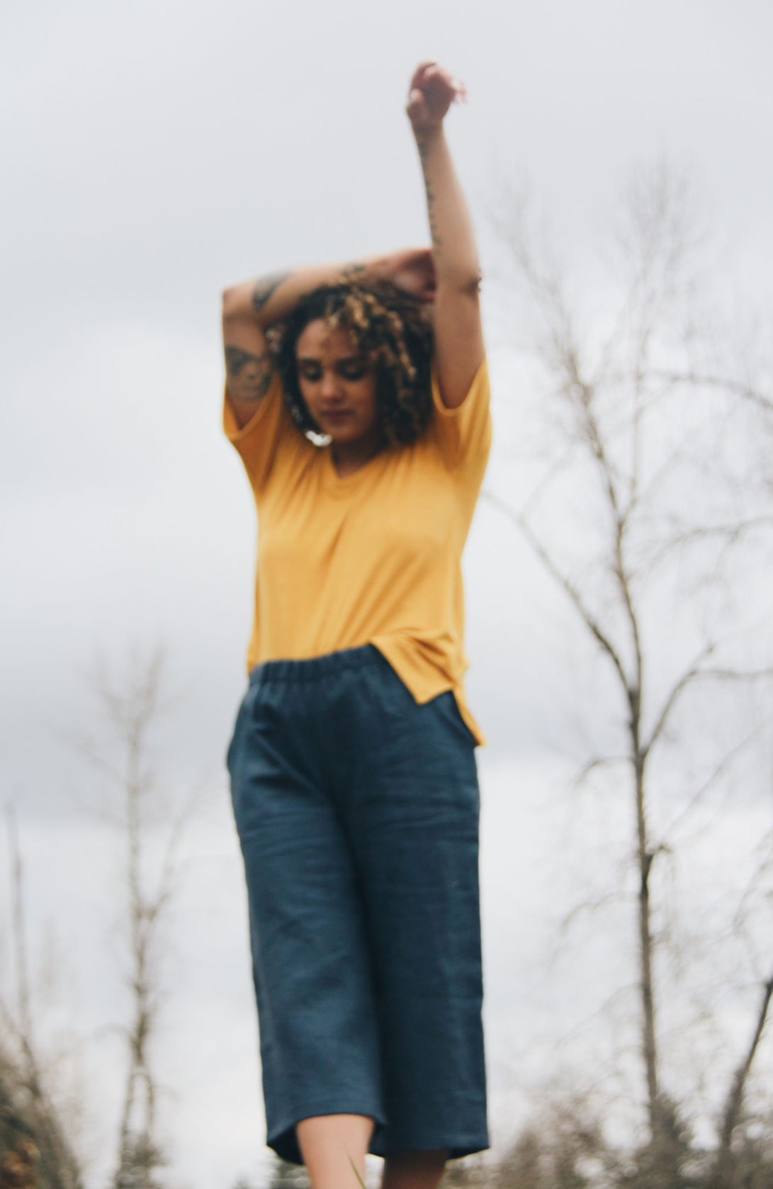 The Pedal Pushers - Linen Organic Cotton