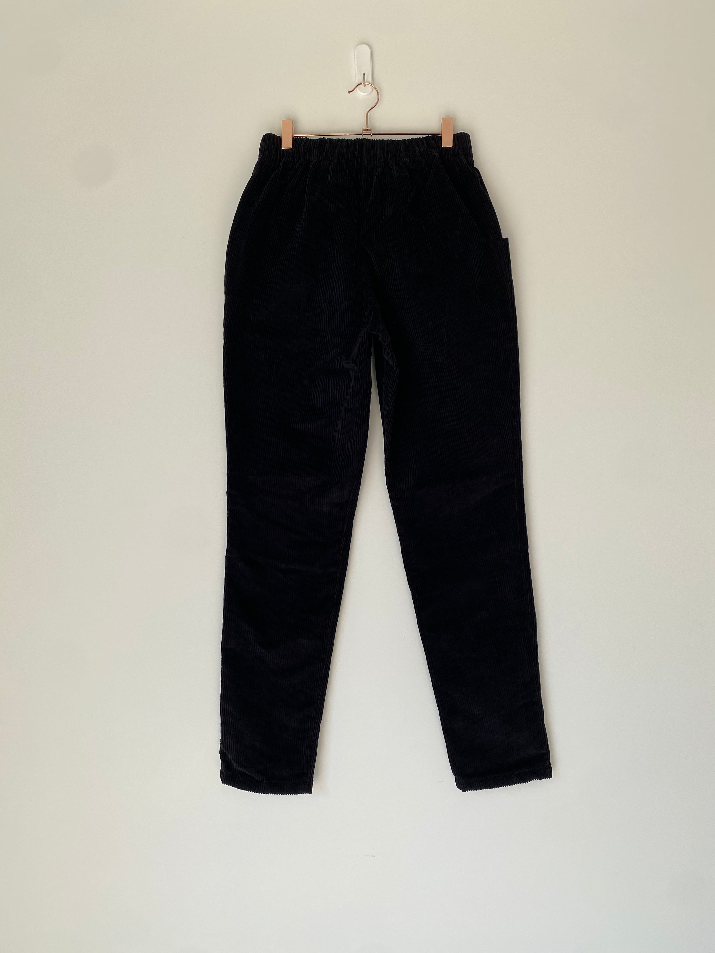 Marketplace - M/L - The Slacks - Corduroy 8 Whale - Black