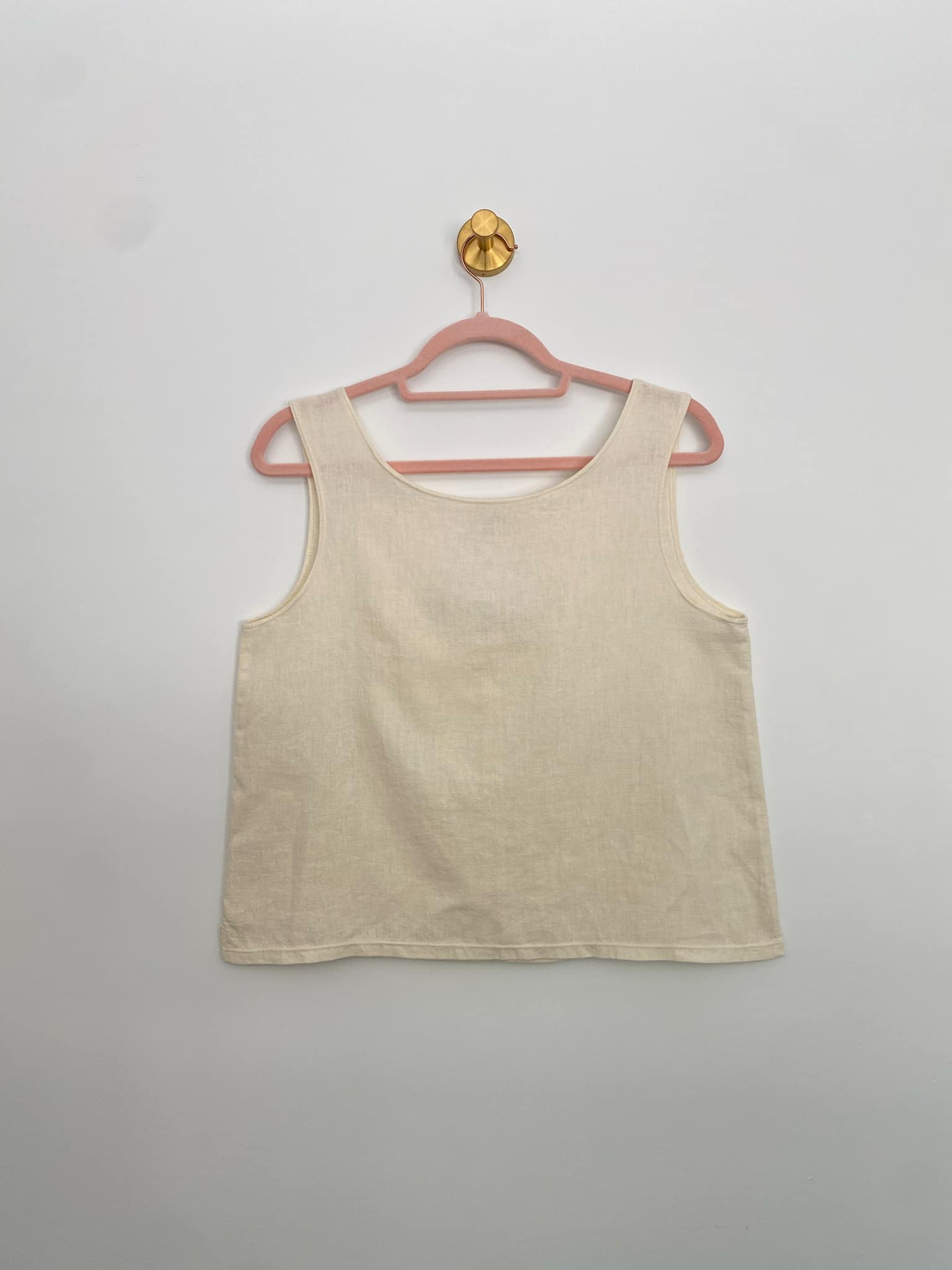 Marketplace - M - Butter Cream Hemp Organic Cotton - Tank