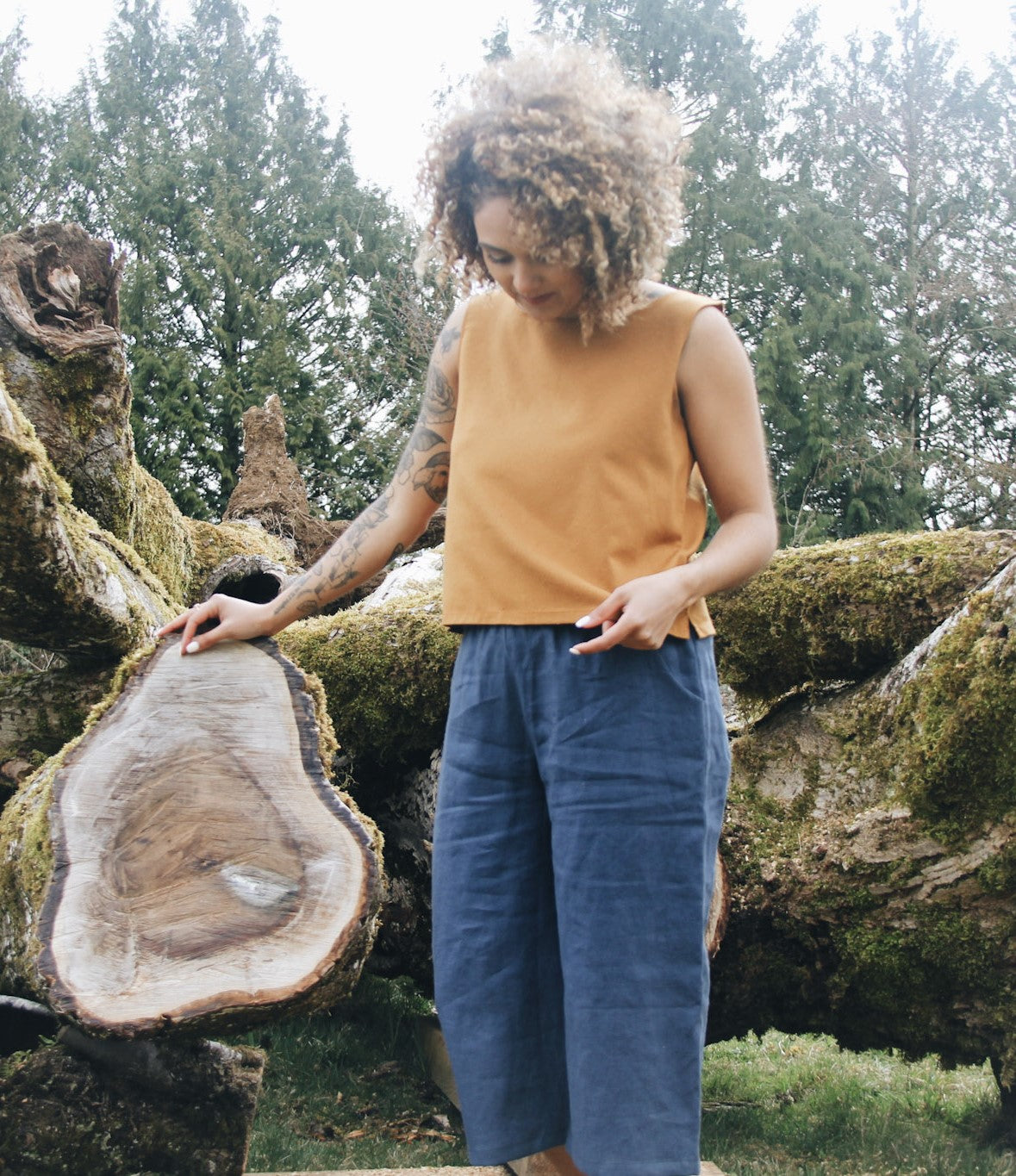 The Pedal Pushers - Linen Organic Cotton