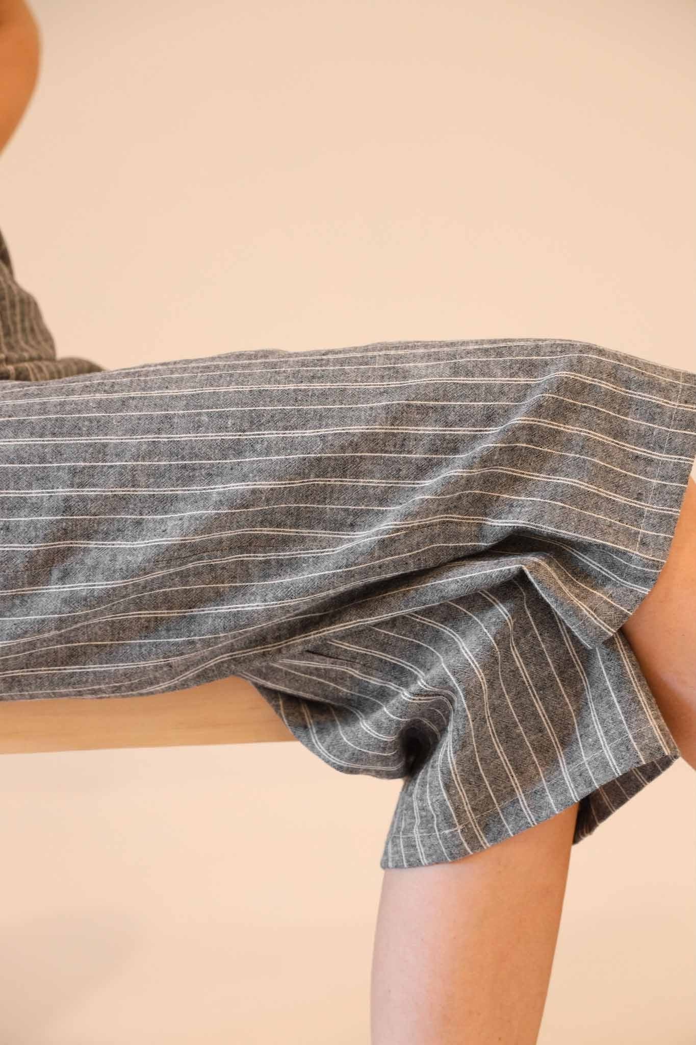 The Dungaree Pedal Pushers - Hemp Organic Cotton