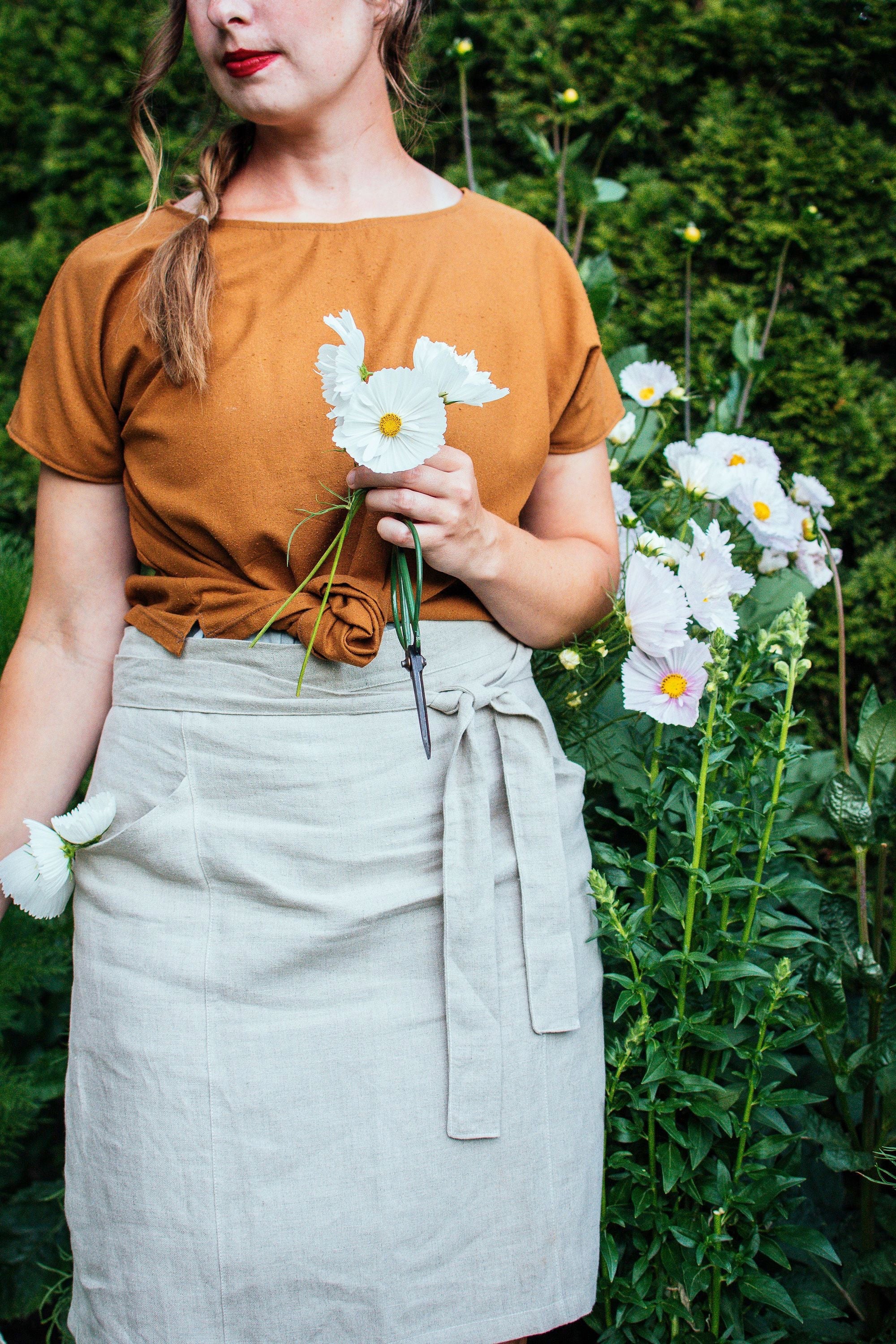 The Half Apron - Linen Organic Cotton