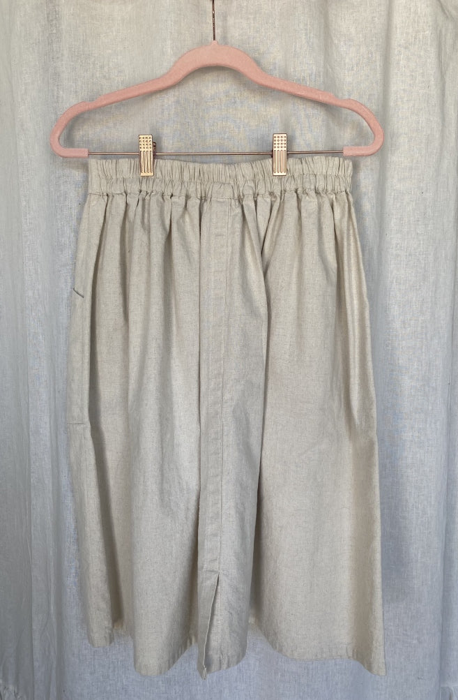 Marketplace - S - Natural Linen Organic Cotton - Skirt