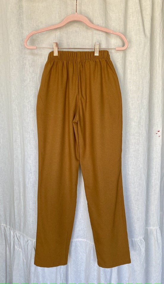 Marketplace - XS - The Slacks - Raw Silk - Cinnamon