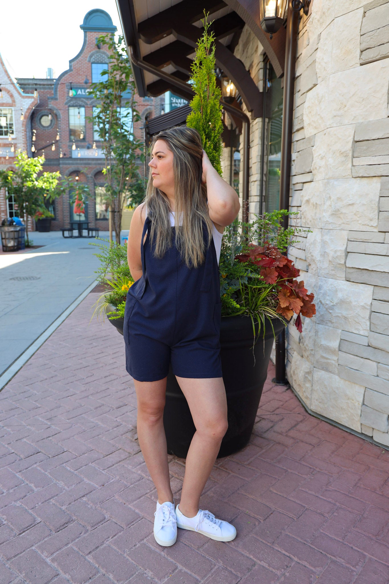 The Dungaree Shorts - Raw Silk