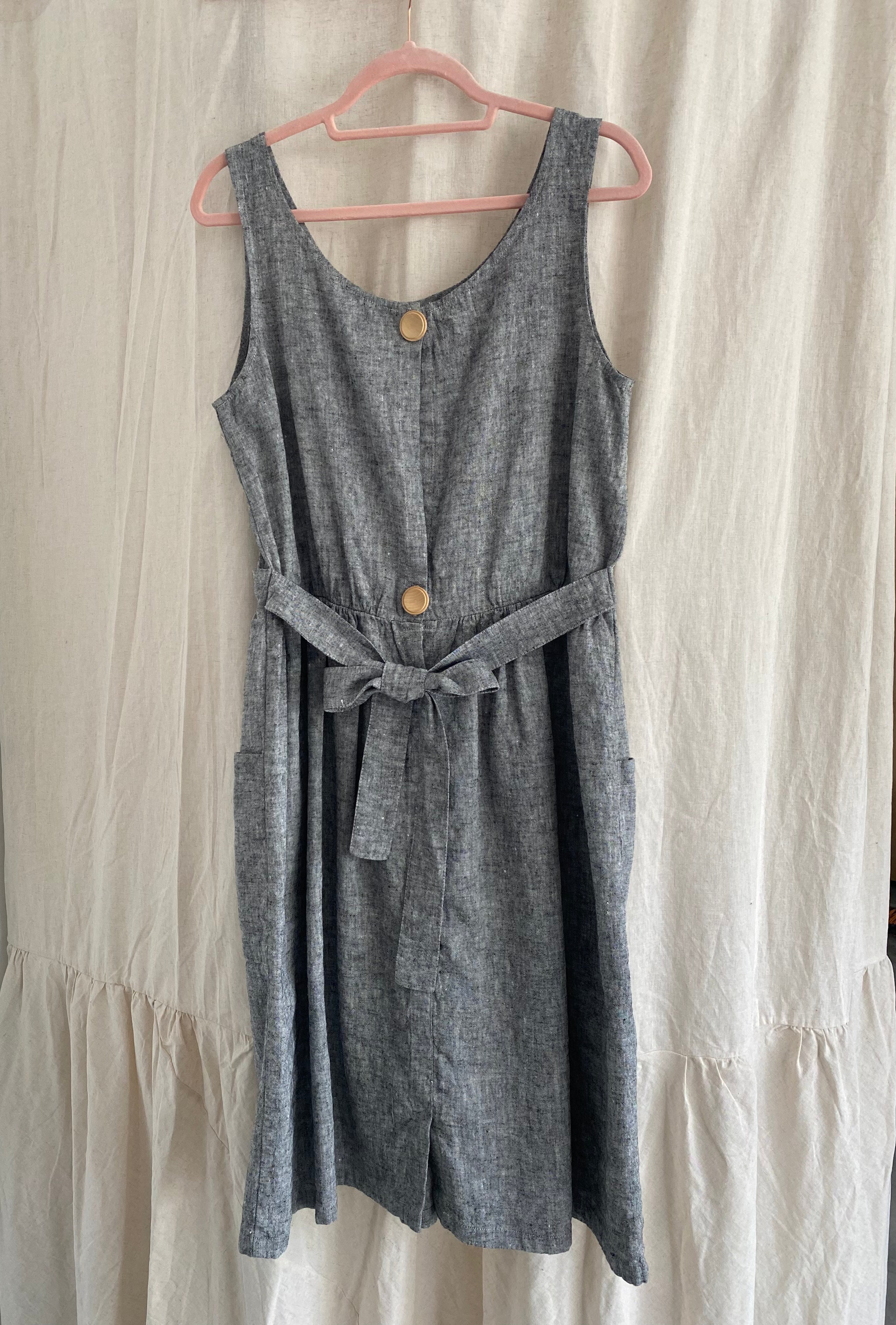 Marketplace - Large - The Dress - Linen - Heather Charcoal