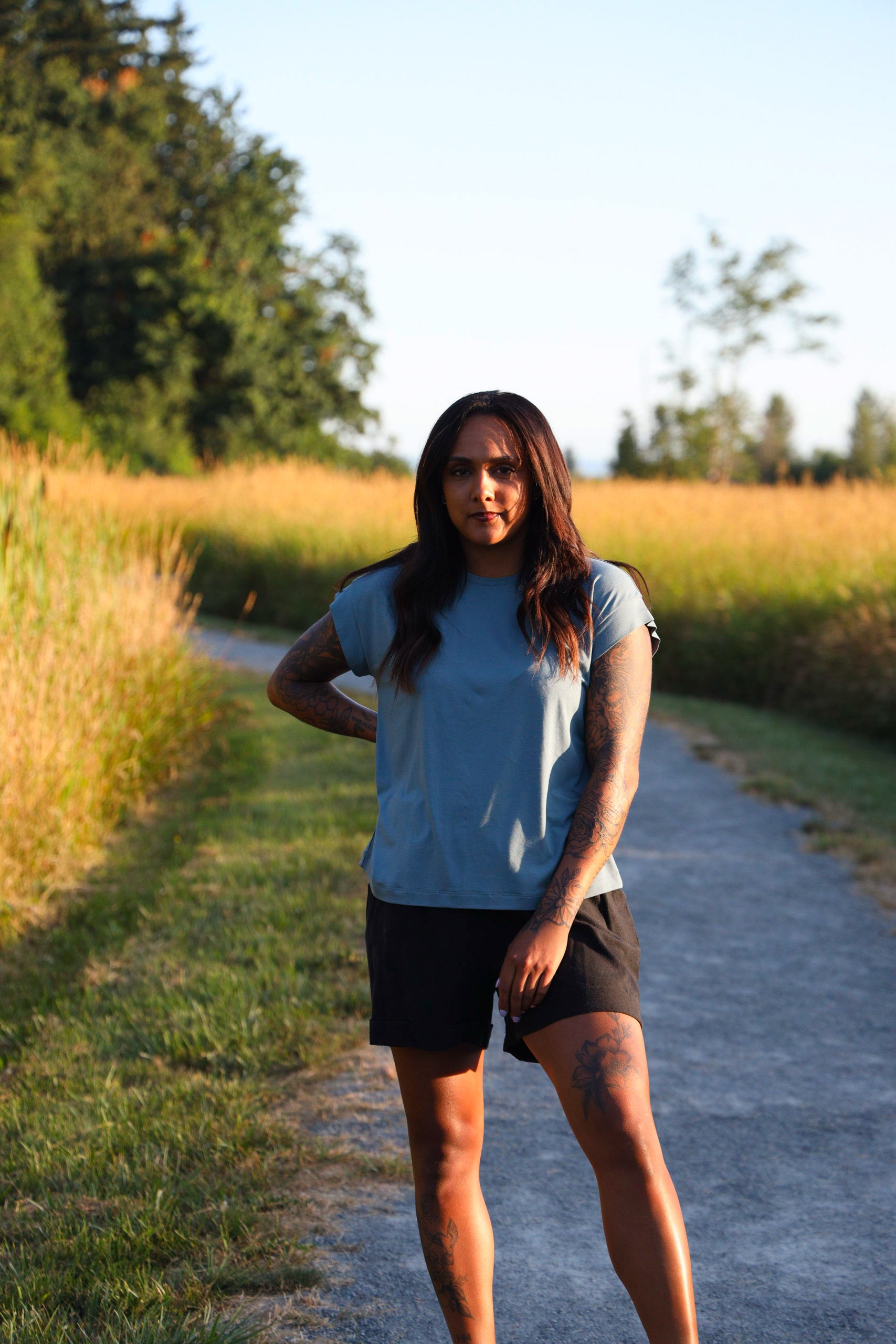 The Short Sleeve - Flow Top - Bamboo
