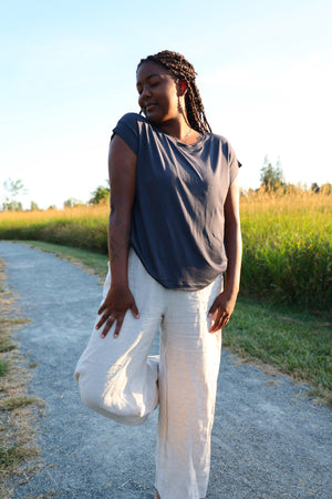 The Short Sleeve - Flow Top - Bamboo