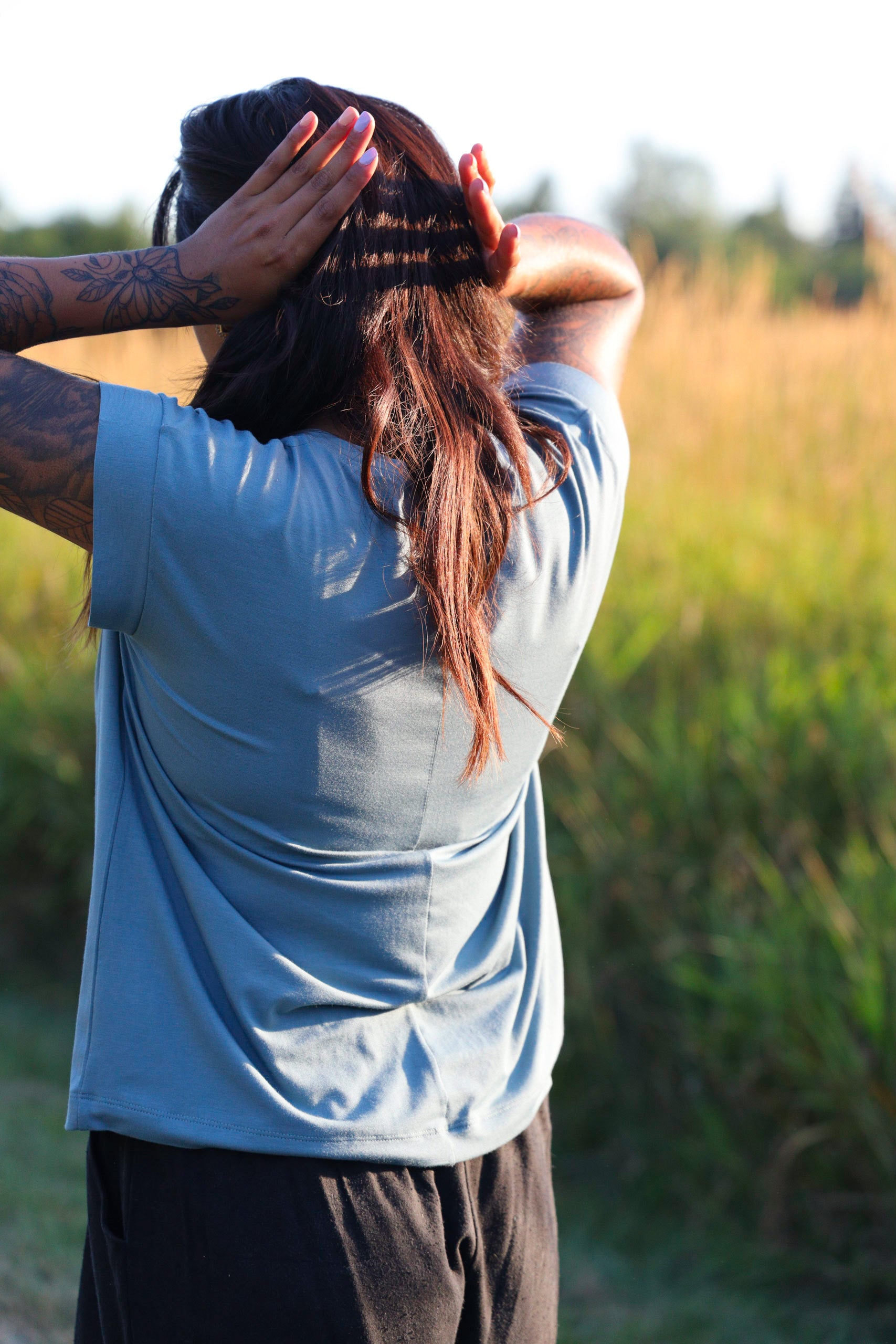 The Short Sleeve - Flow Top - Bamboo
