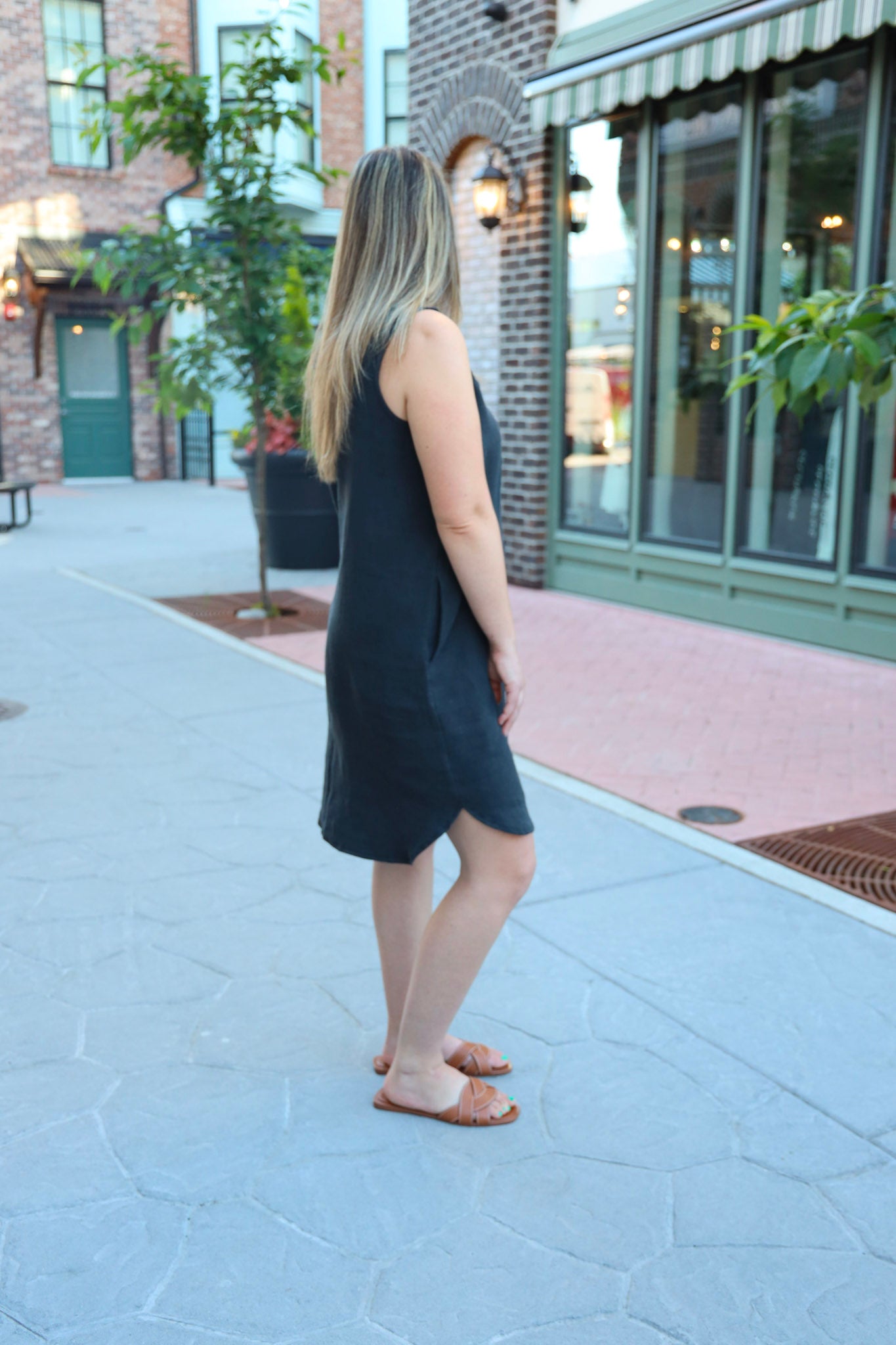 The Winona Sheath Dress - Heavy Linen Twill