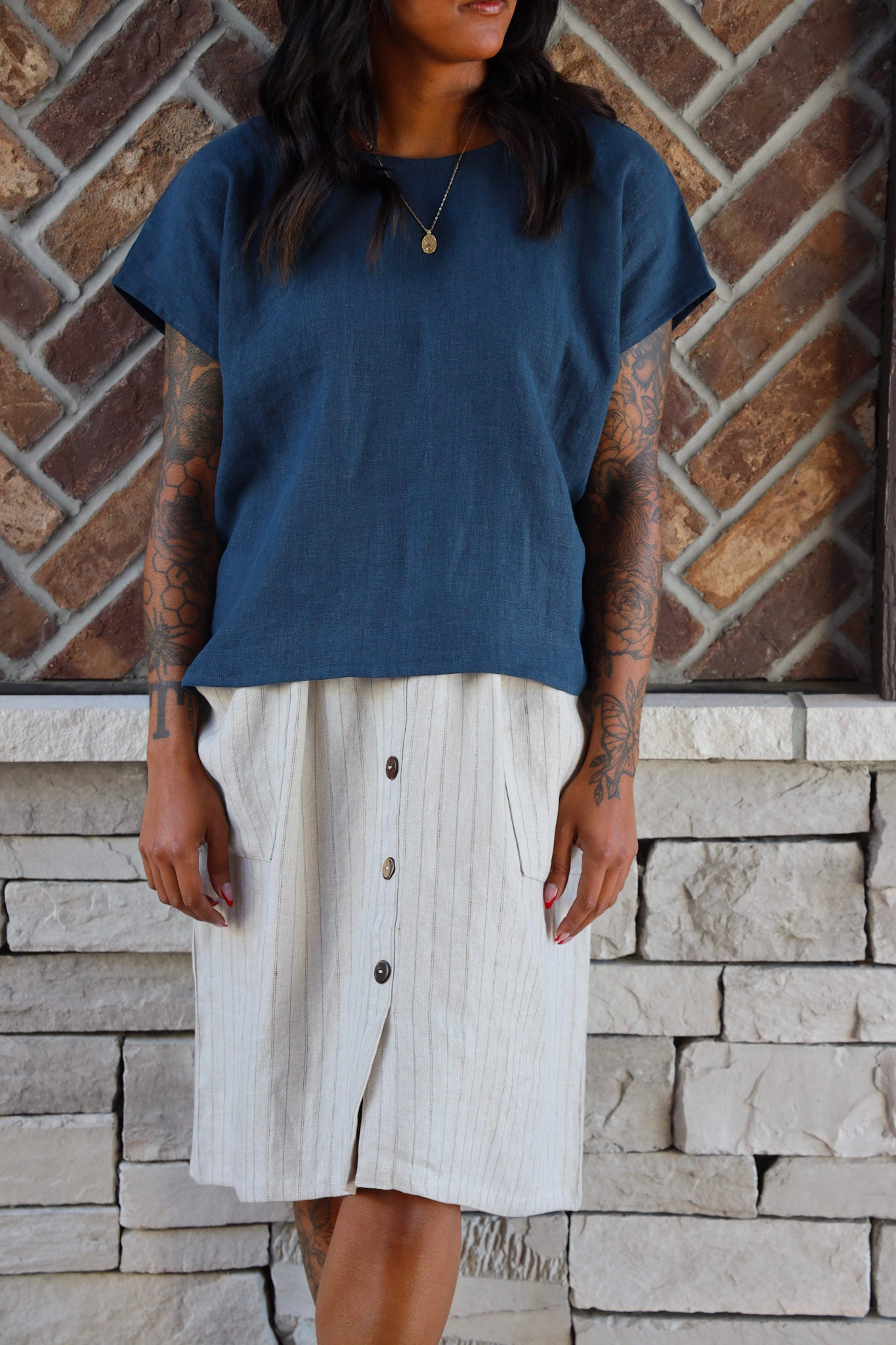 The Skirt - Linen Twill