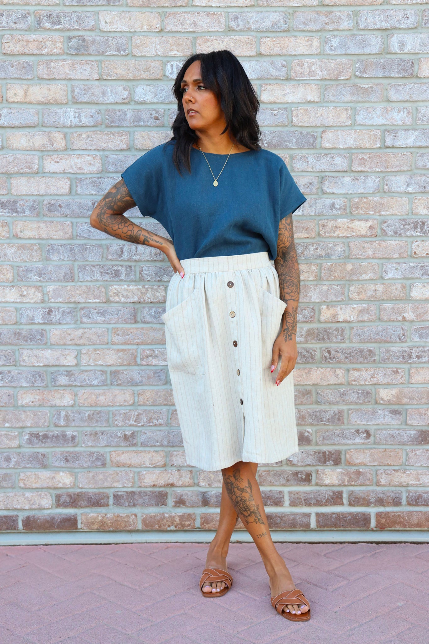 The Skirt - Linen Twill