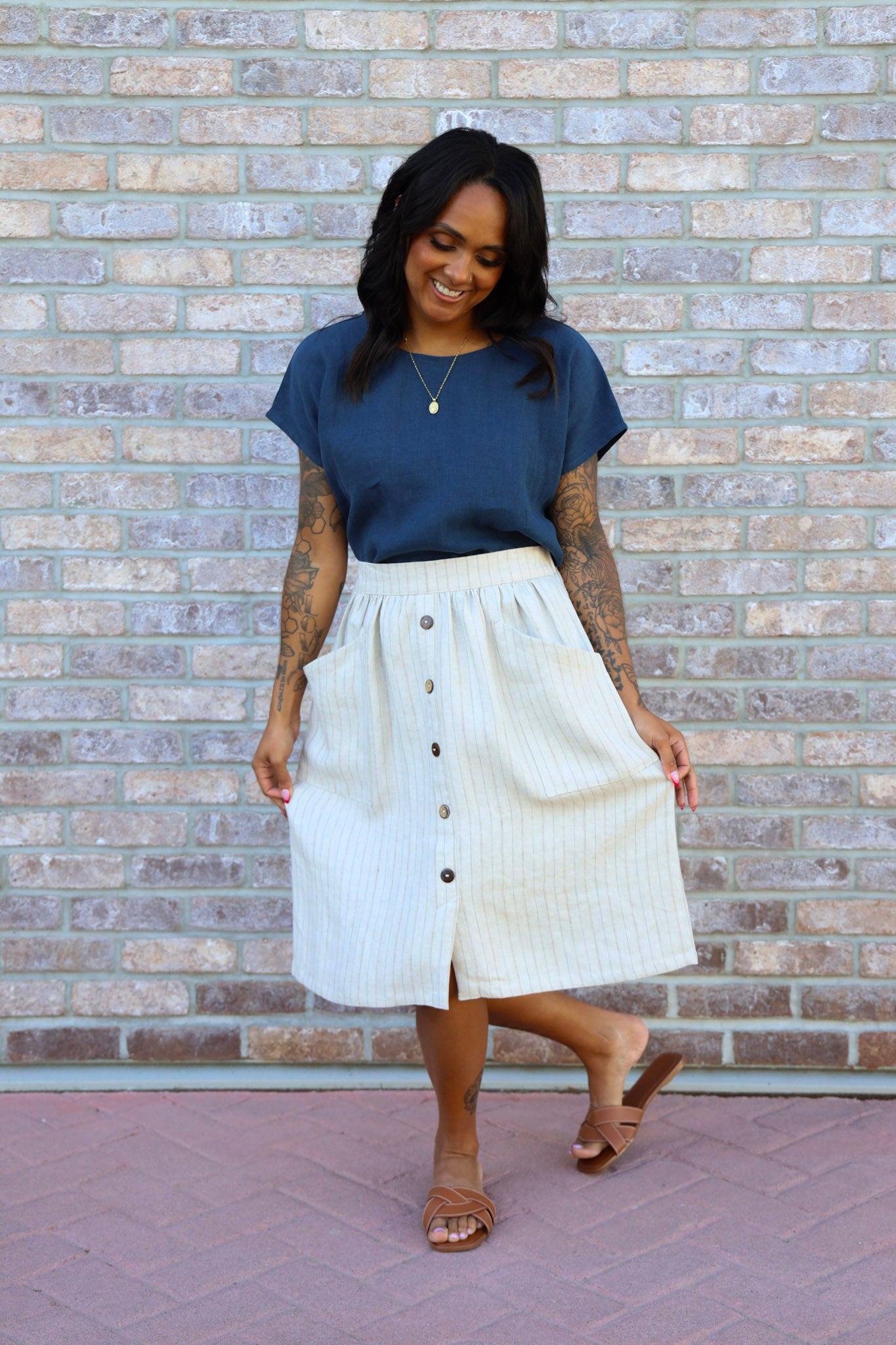 The Skirt - Linen Twill