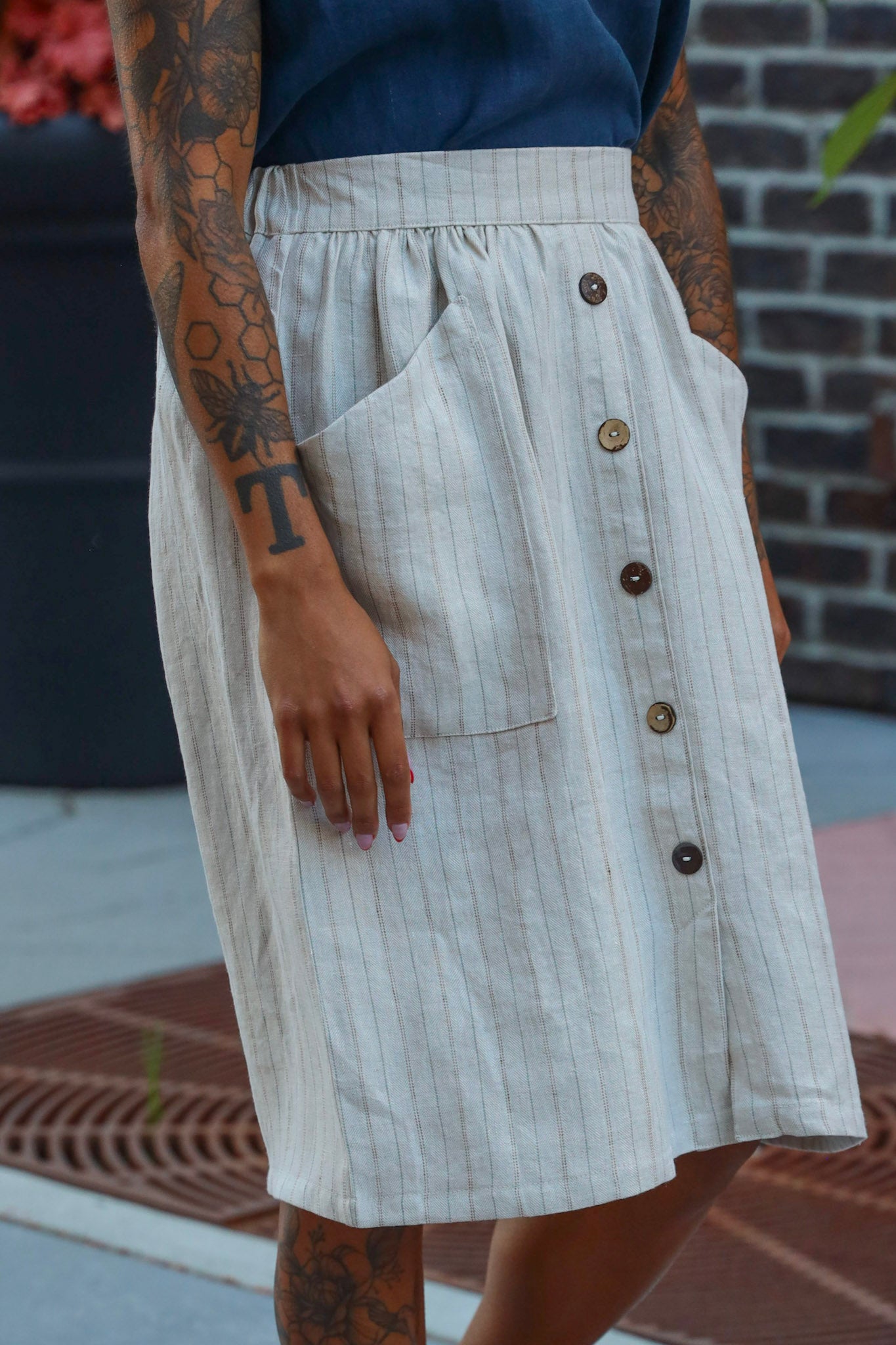 The Skirt - Linen Twill