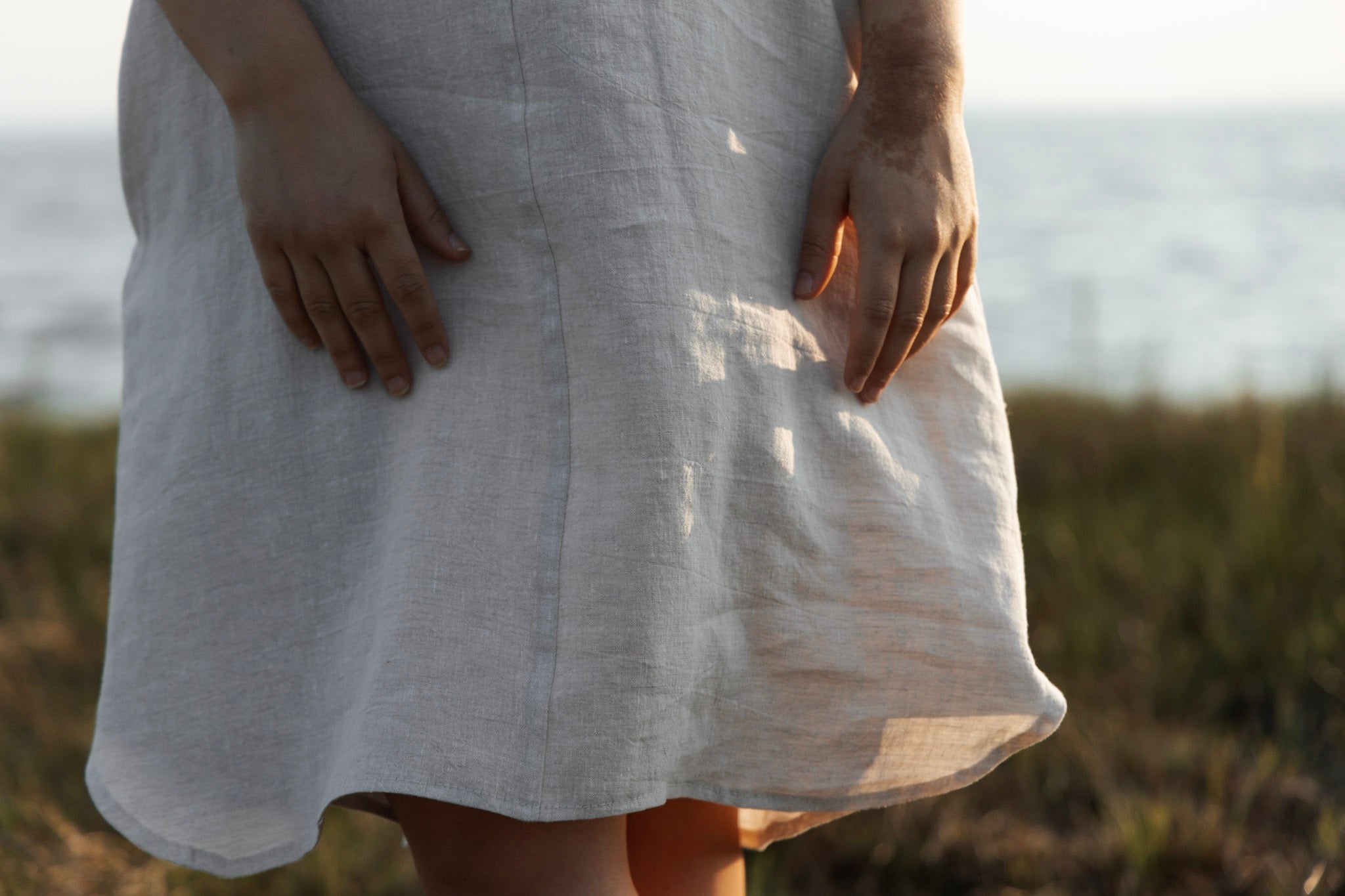 The Winona Sheath Dress - Antique Linen