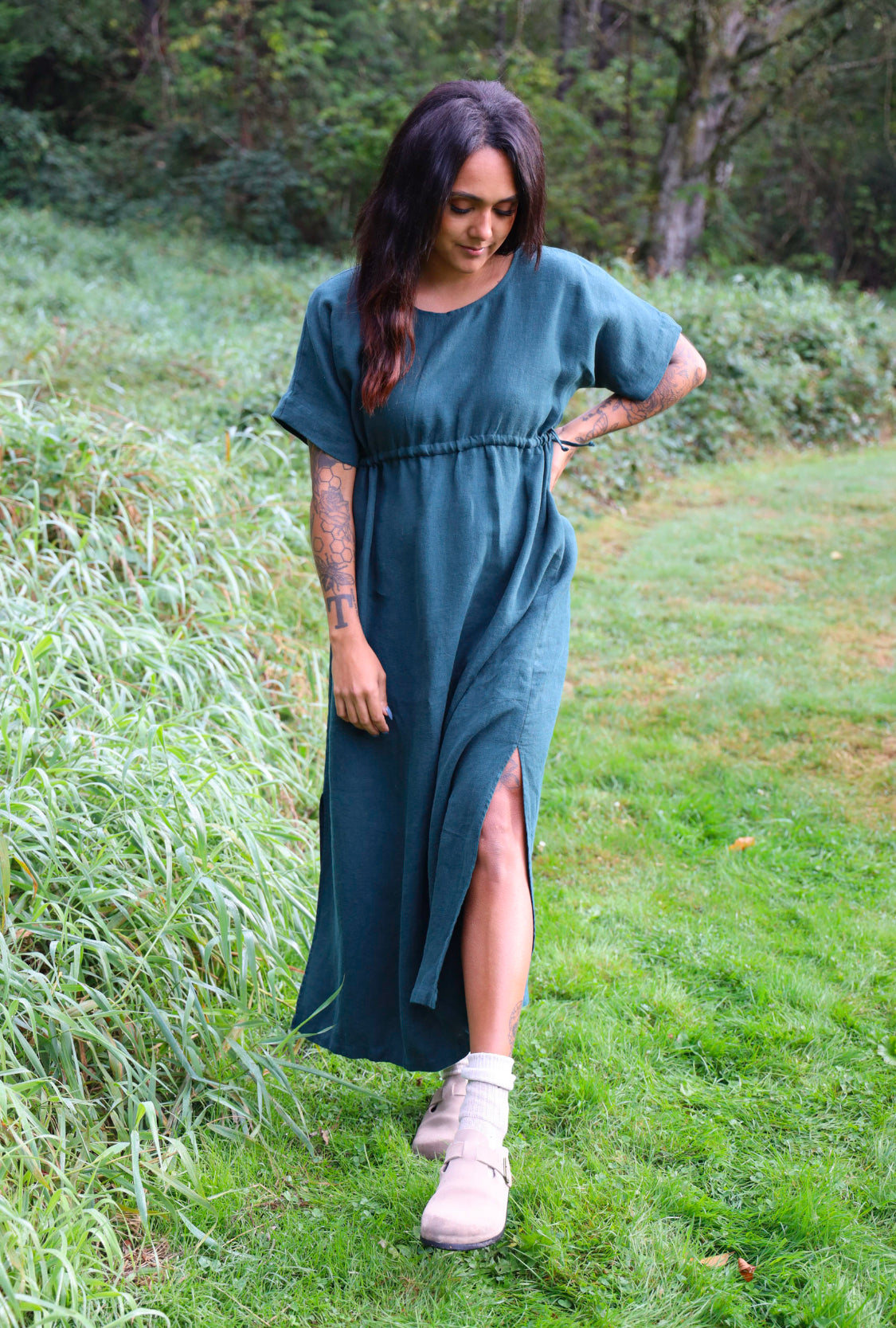 The Empire Dress - Linen Twill