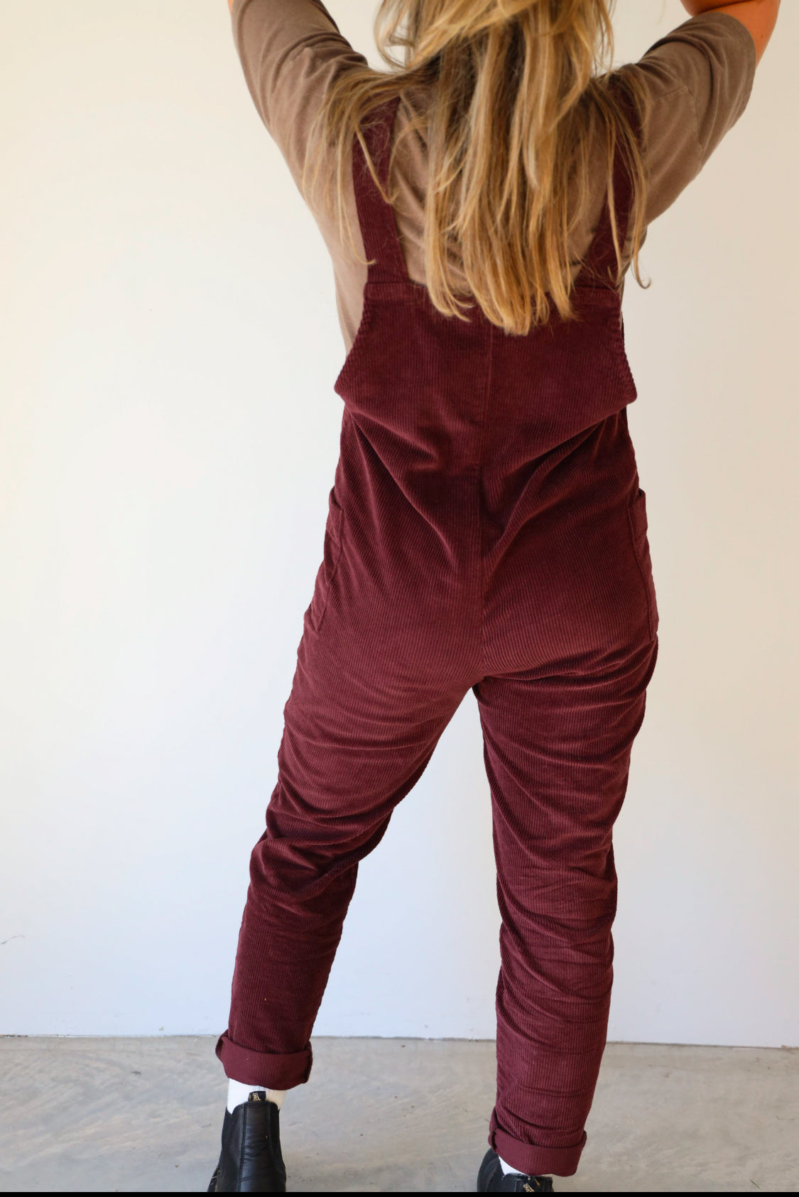 Marketplace - Large - Dungarees - 8 Wale Corduroy - Merlot