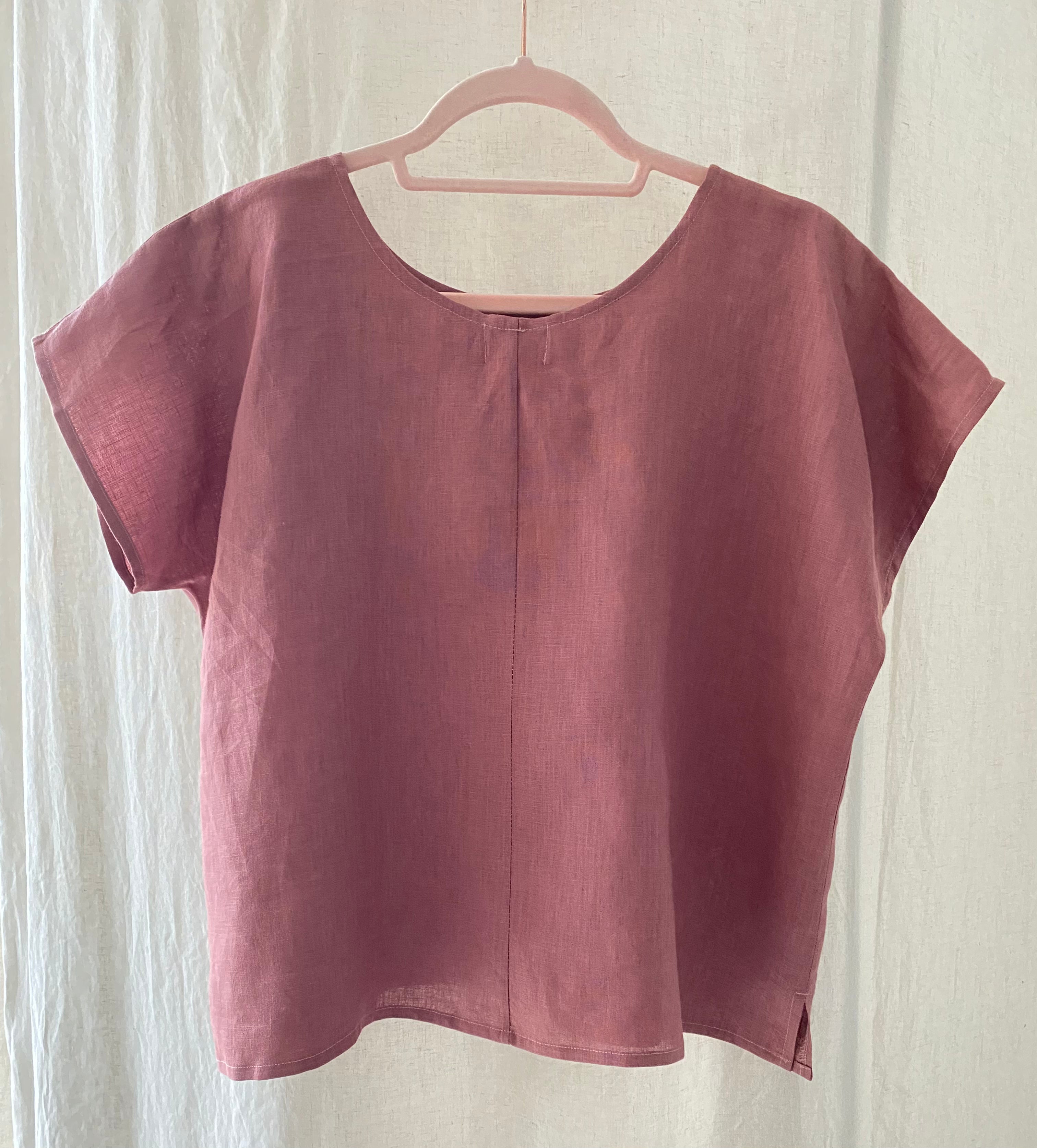 Marketplace - Large - Box Top - Light Linen - Plum