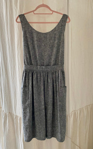 Marketplace - Large - The Dress - Linen - Heather Charcoal