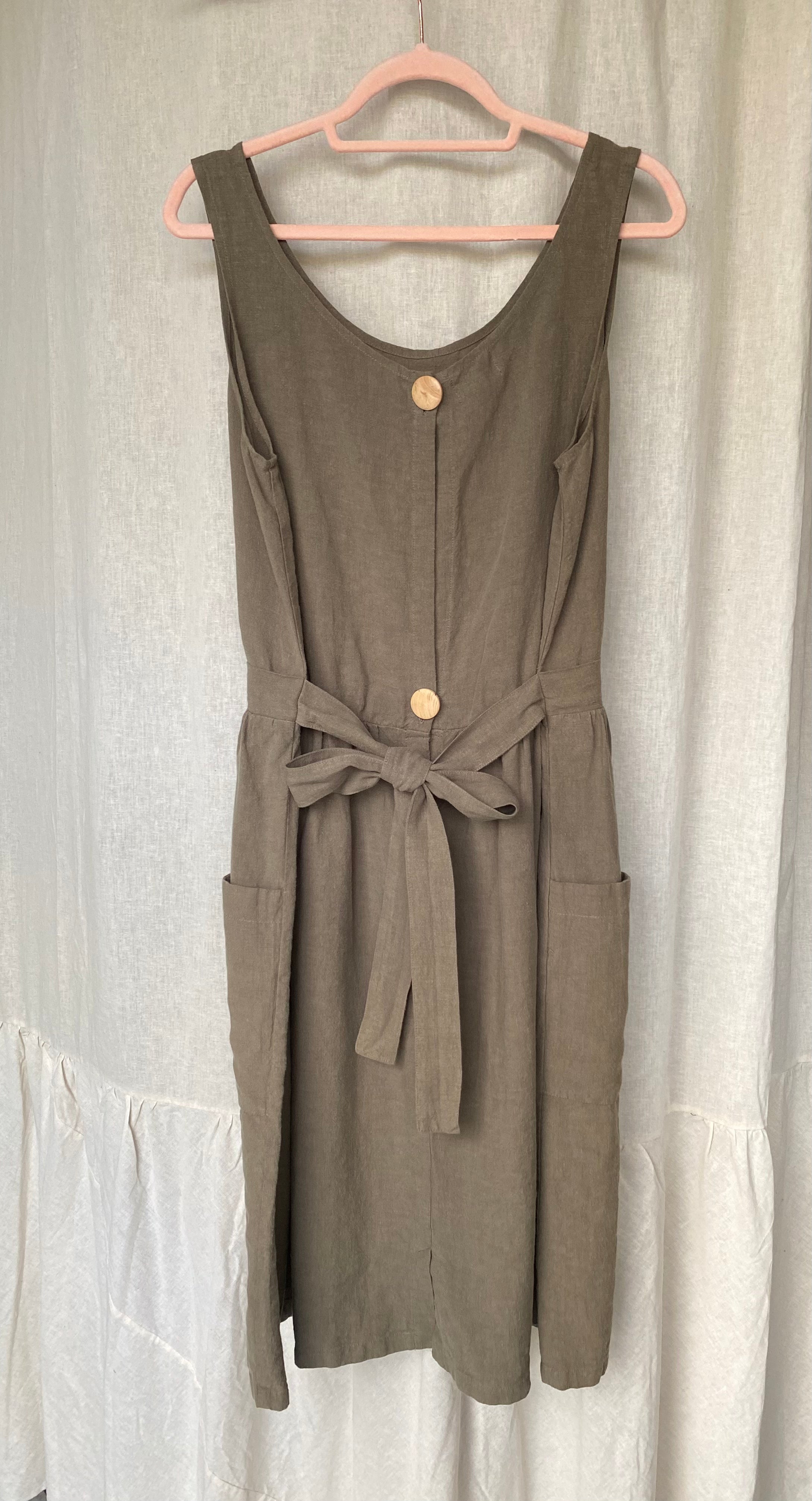 Marketplace - Large - The Dress - Antique Linen - Khaki