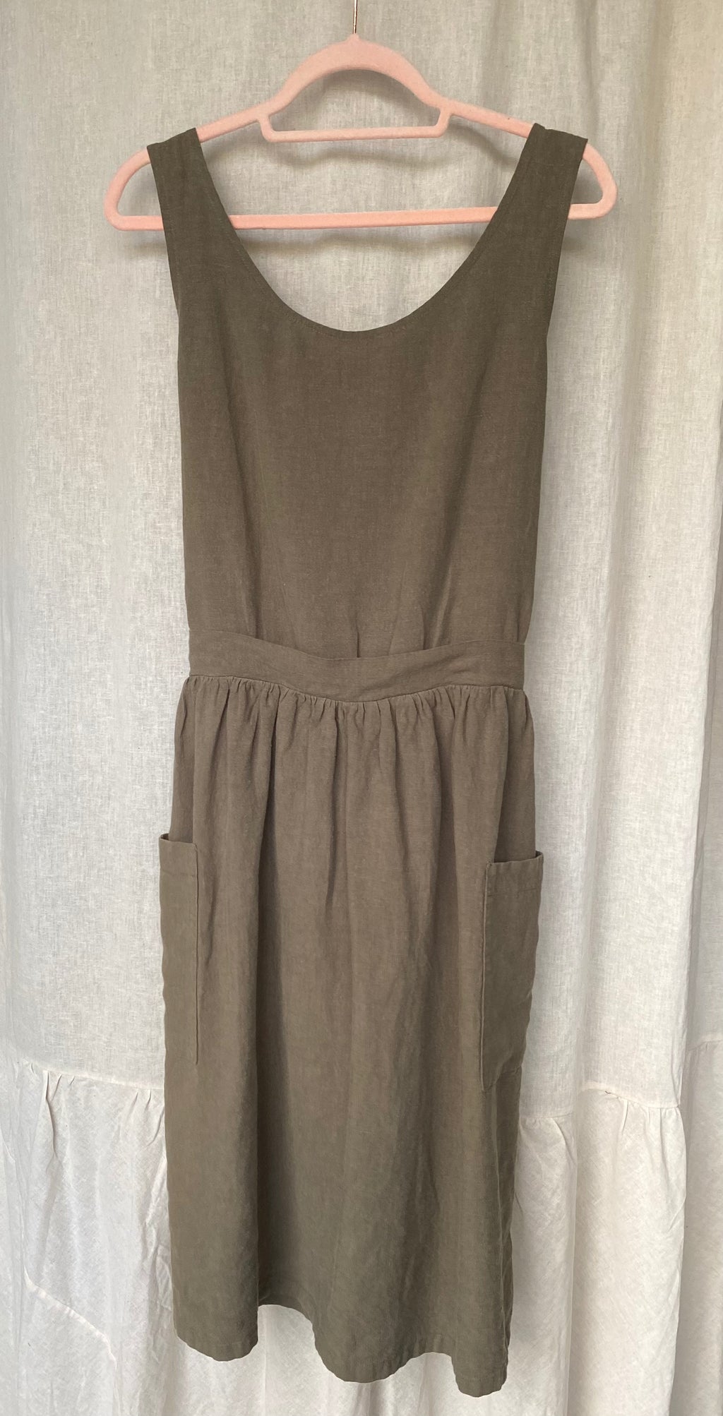 Marketplace - Large - The Dress - Antique Linen - Khaki