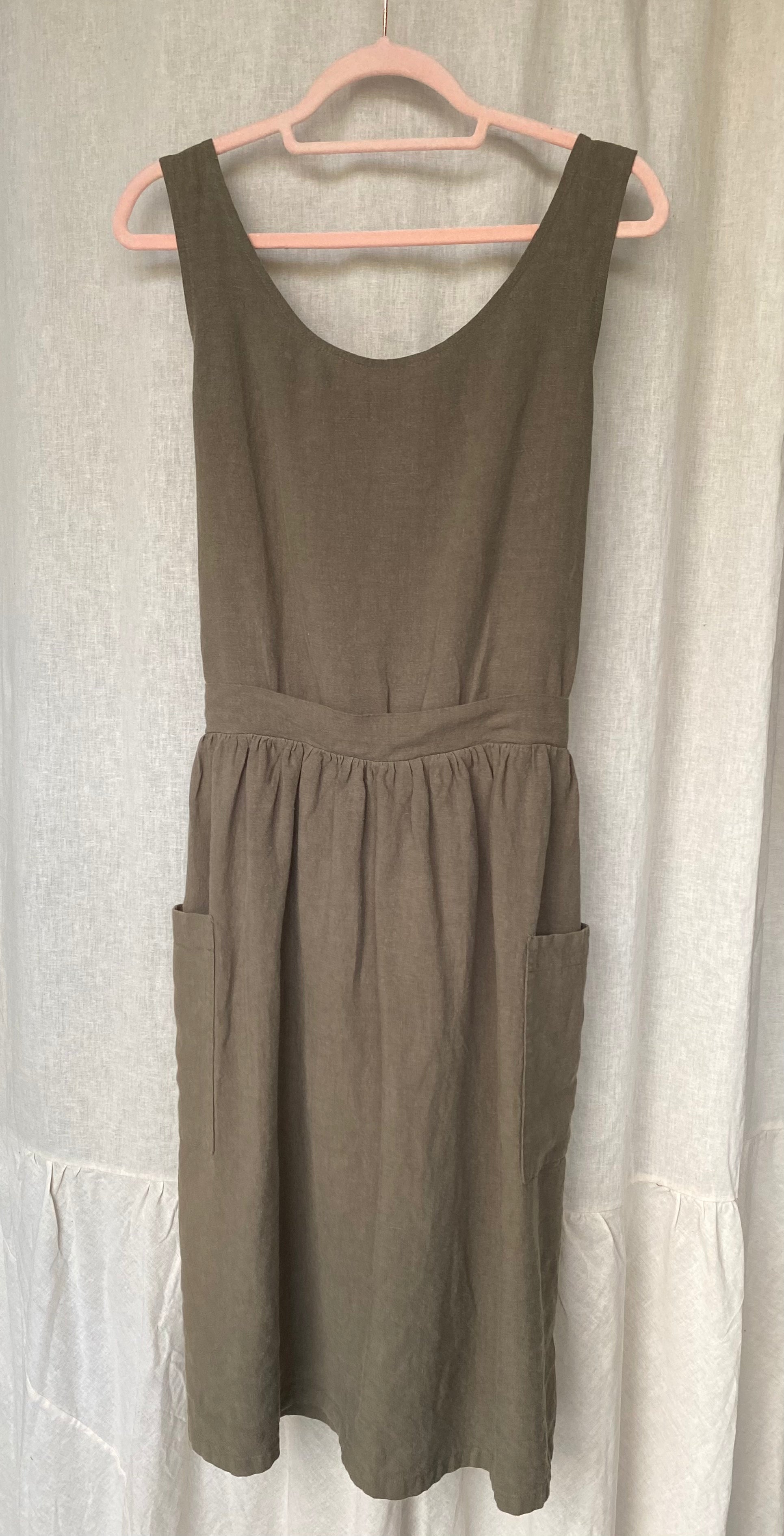 Marketplace - Large - The Dress - Antique Linen - Khaki