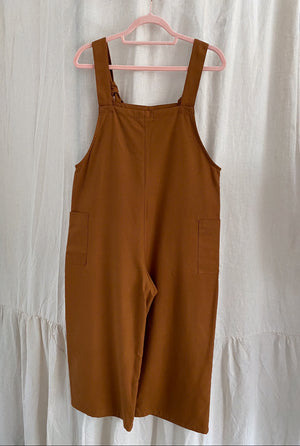 Marketplace - Medium - Pedal Pusher  Dungarees - Silk Noil - Cinnamon