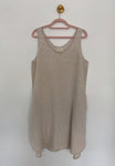 Marketplace - 2X - Winona Dress - Antique Linen - Oatmeal