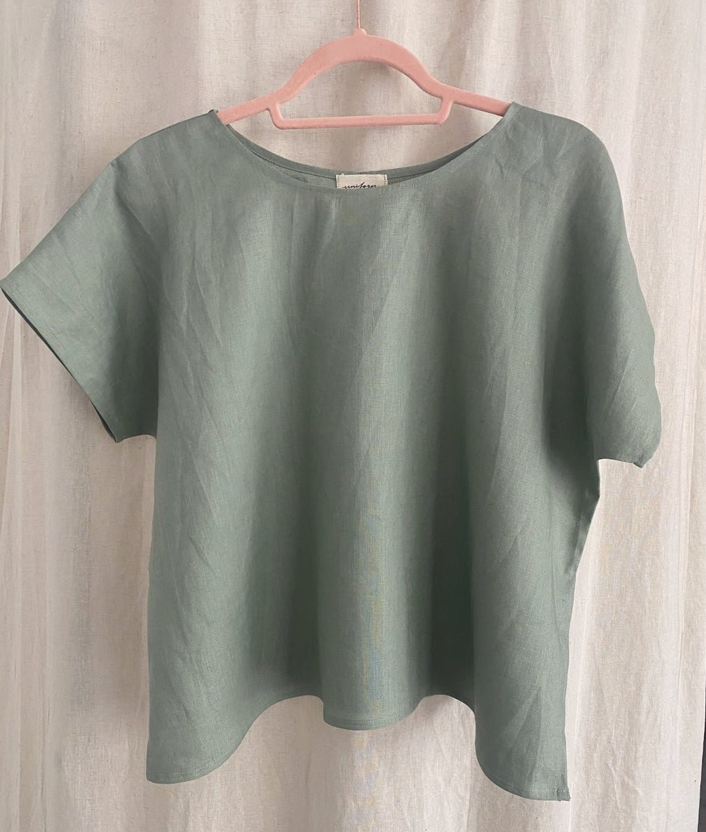 Marketplace - XL - Box Top - Light Linen - sage