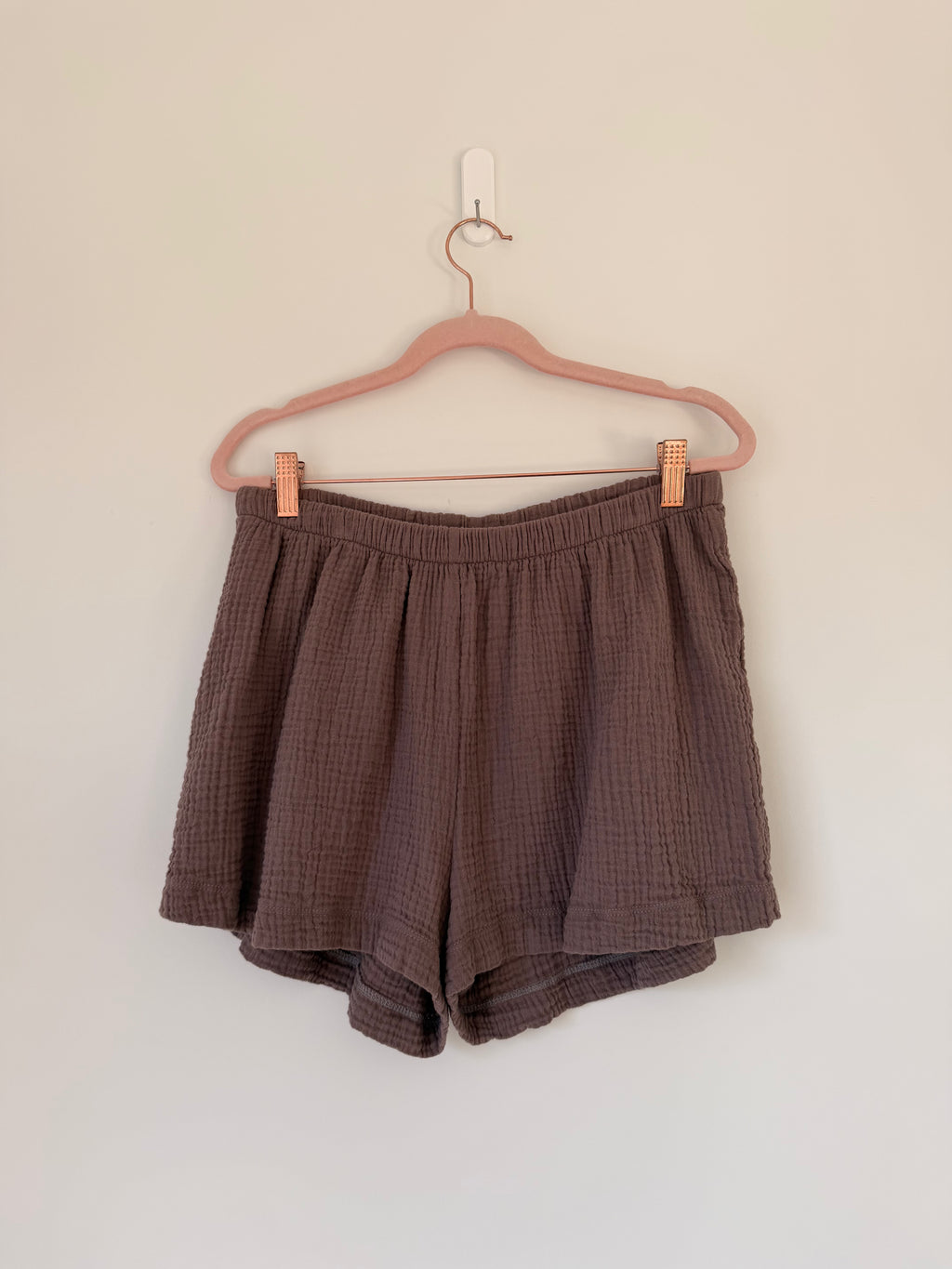 Marketplace - M - Gauze Shorts - Driftwood