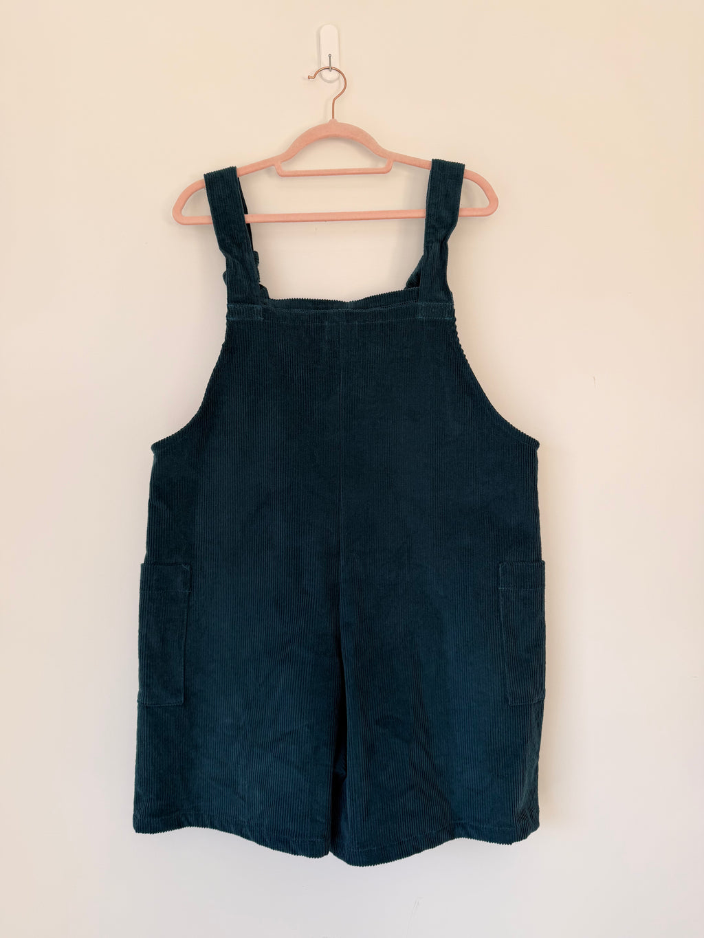 Marketplace - L - Dungaree Shorts - 8 Whale - Bluestone