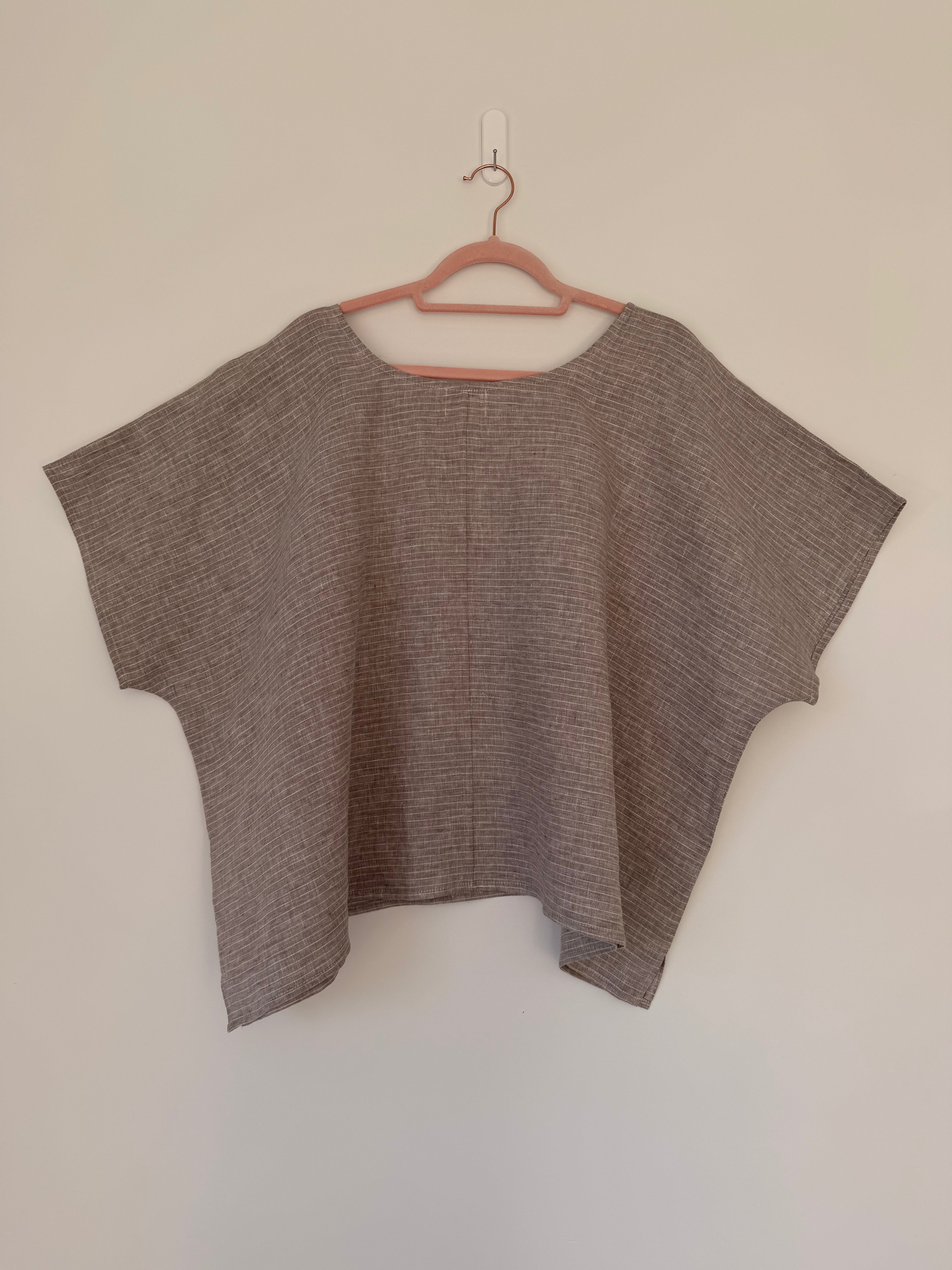 Marketplace - 3X - Opal Linen Stripe - Box Top