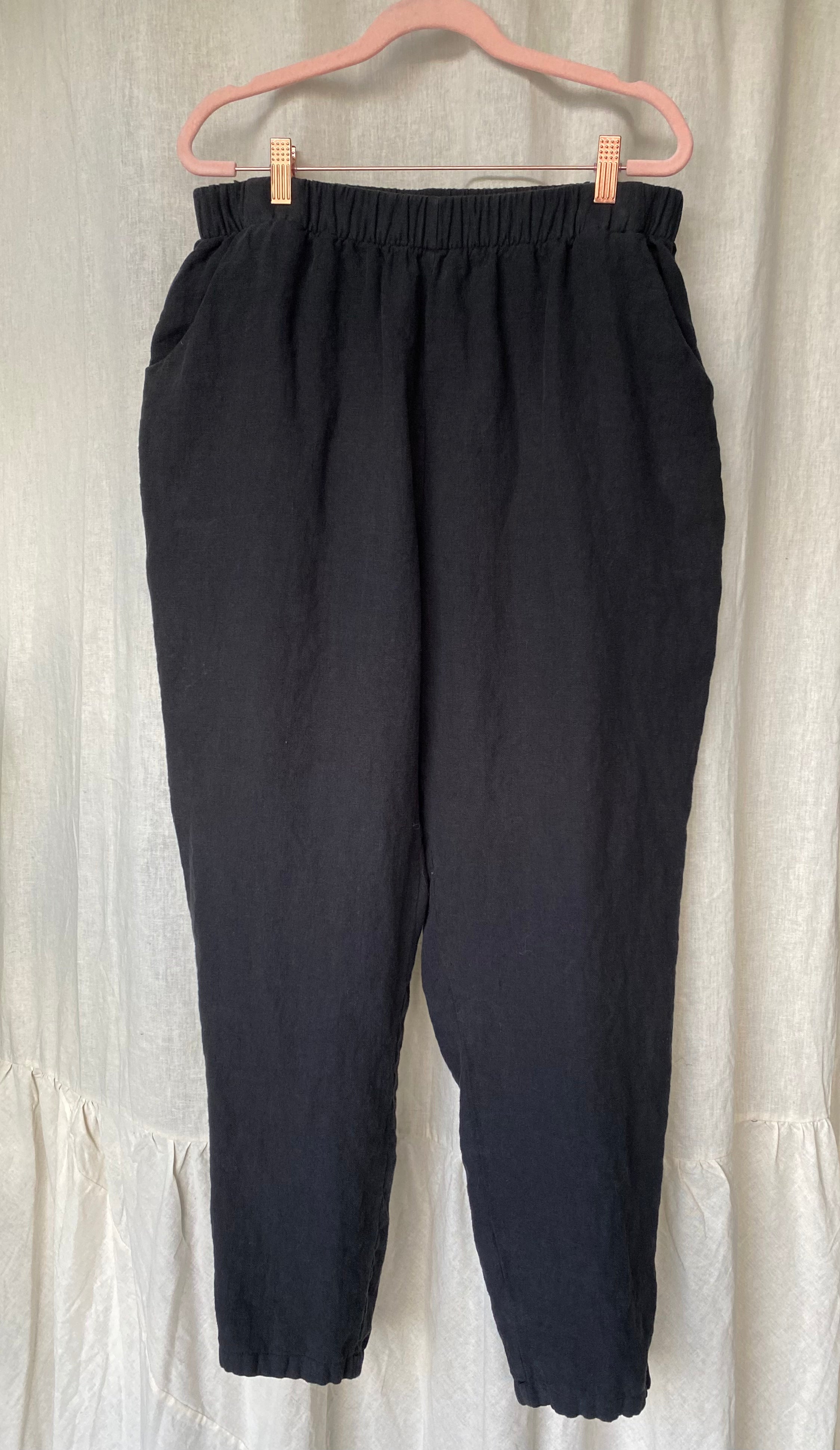 Marketplace - XL - Slacks - Linen Twill - Black