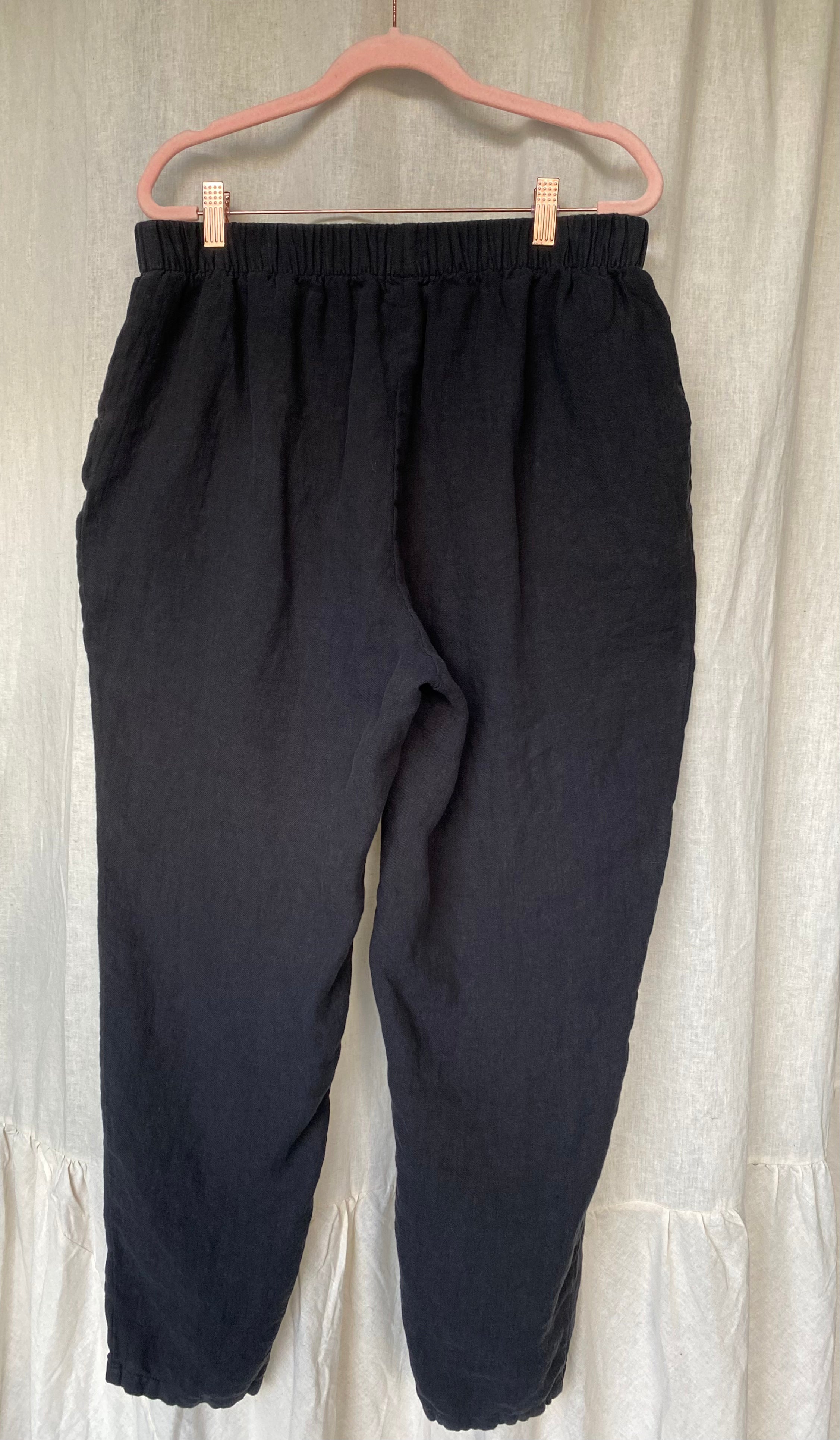 Marketplace - XL - Slacks - Linen Twill - Black