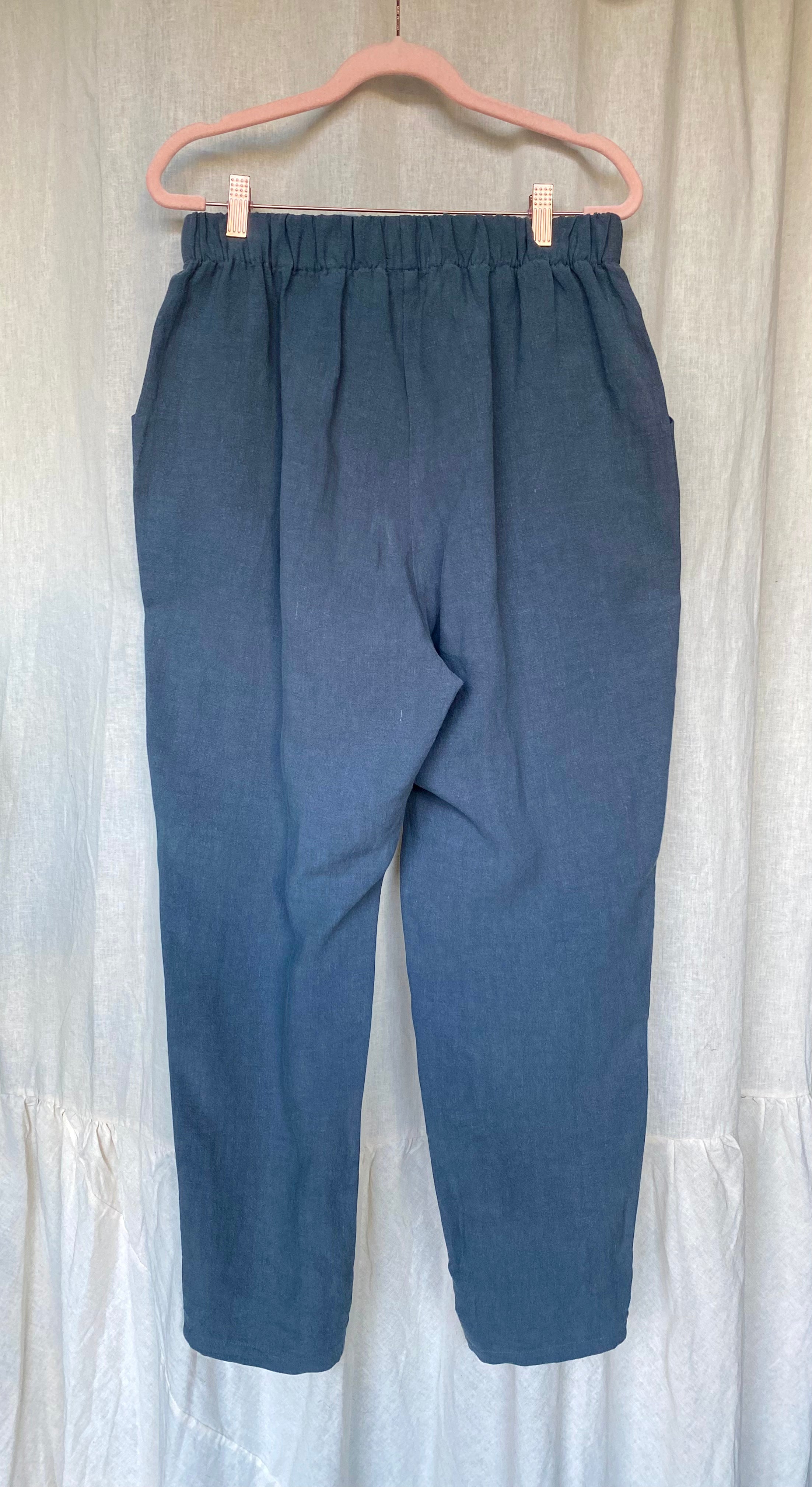 Marketplace - Large - Slacks - Antique Linen - Steel Blue