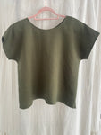 Marketplace - Small - Box Top - Light Linen - Olive