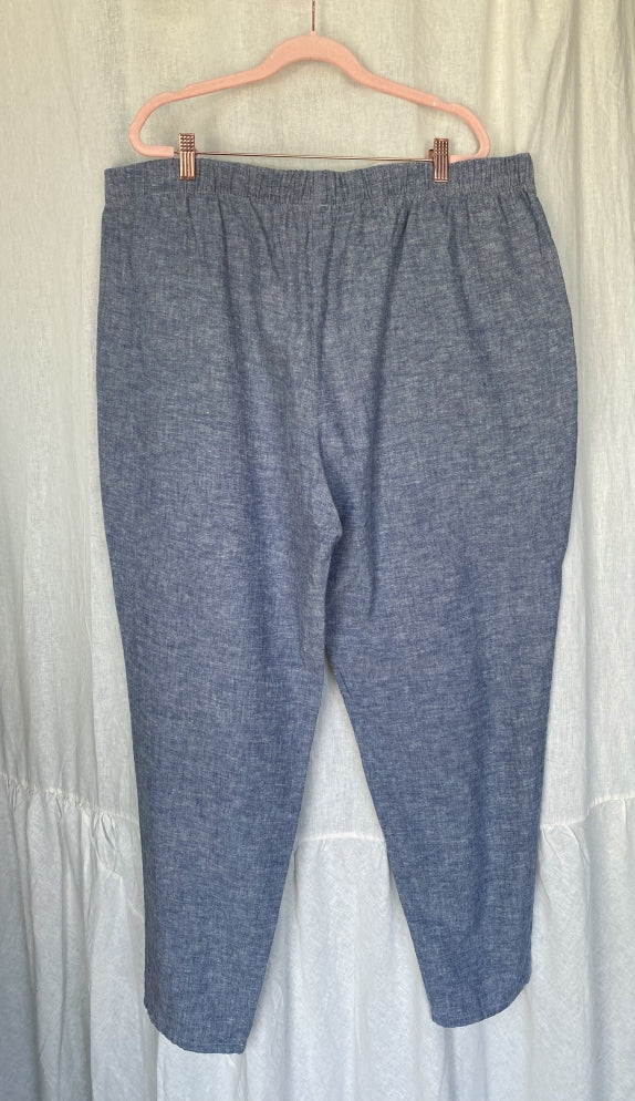 Marketplace - 3X - Nautical Hemp Organic Cotton - Slacks