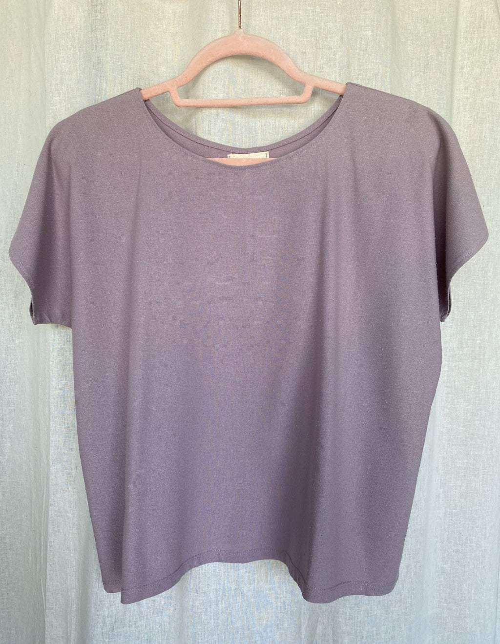 Marketplace - Small - Box Top - Raw Silk - Light Lilac