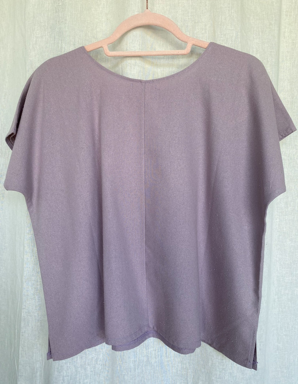 Marketplace - Small - Box Top - Raw Silk - Light Lilac