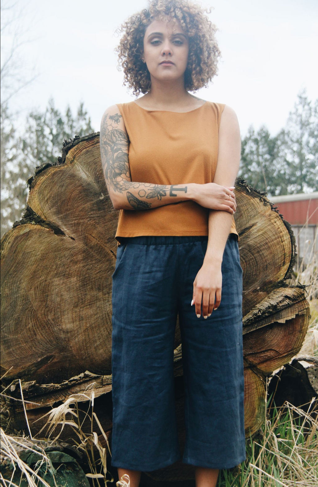 The Pedal Pushers - Linen Organic Cotton