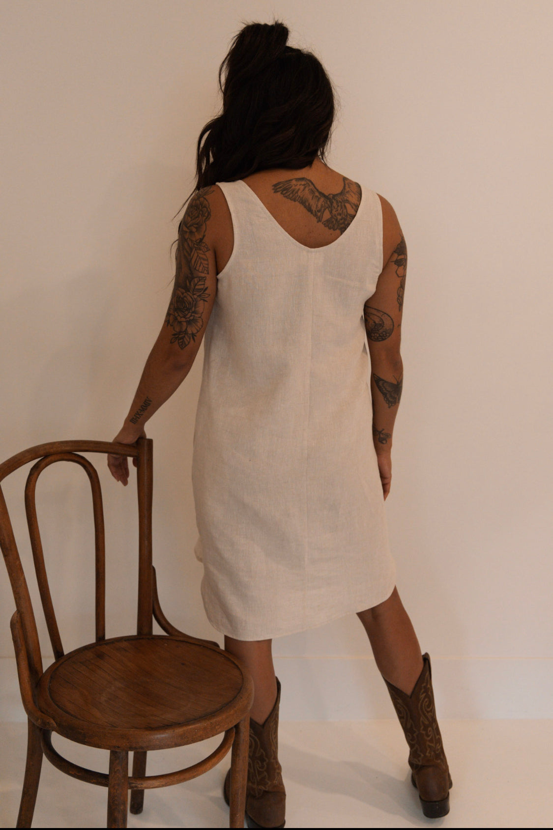 The Winona Sheath Dress - Antique Linen