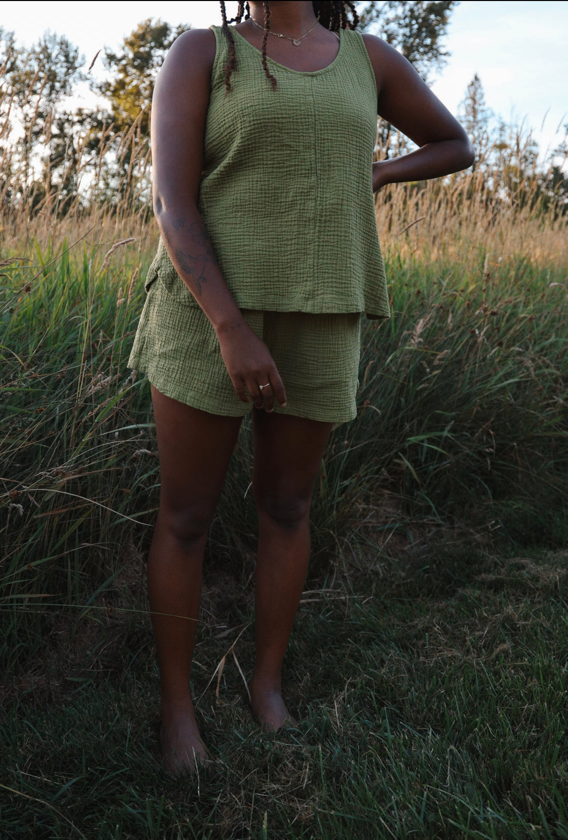 The Essential Gauze Separates - Shorts - Colourways 1