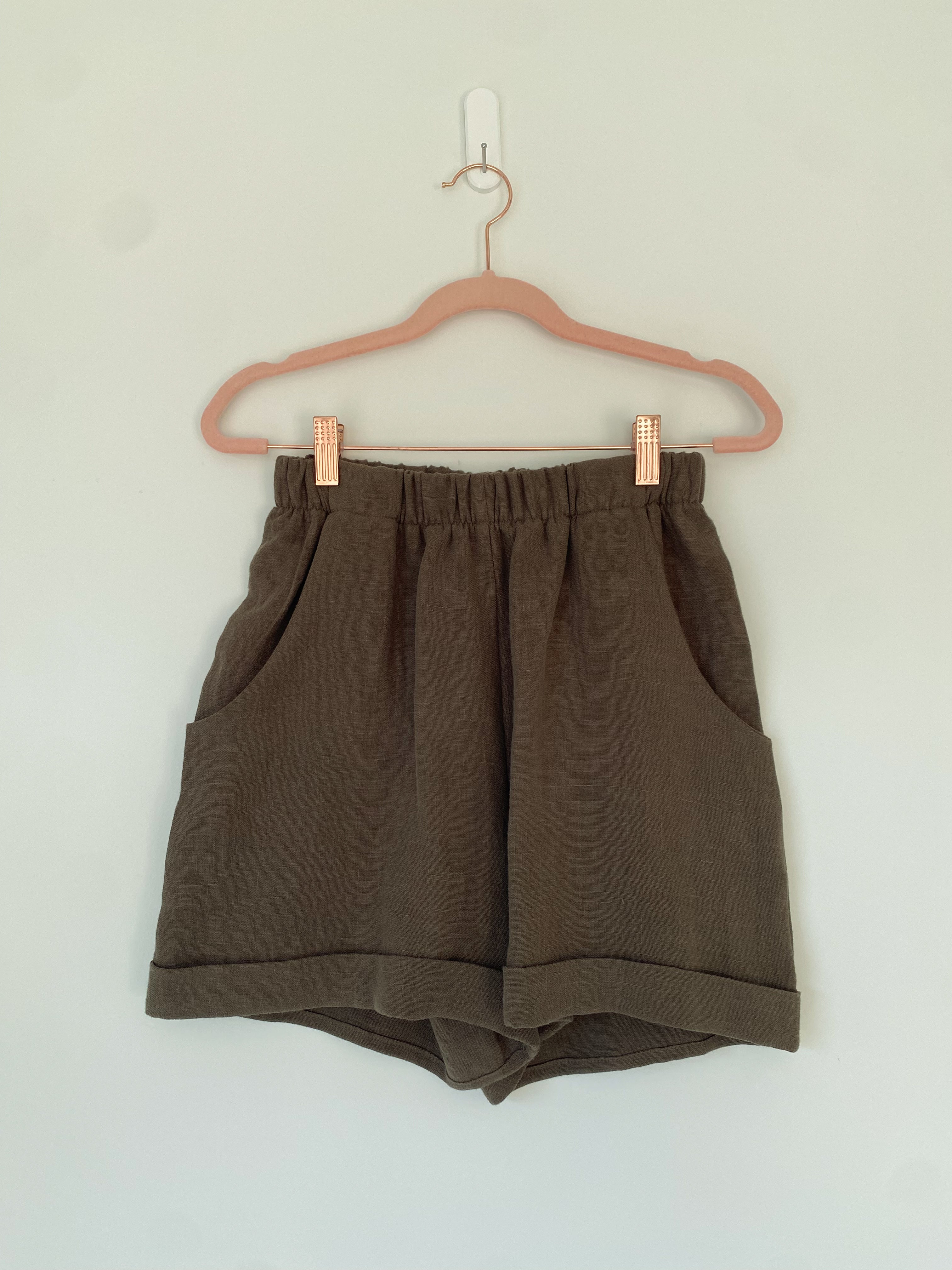 Marketplace - S - The Shorts - Hemp - Olive