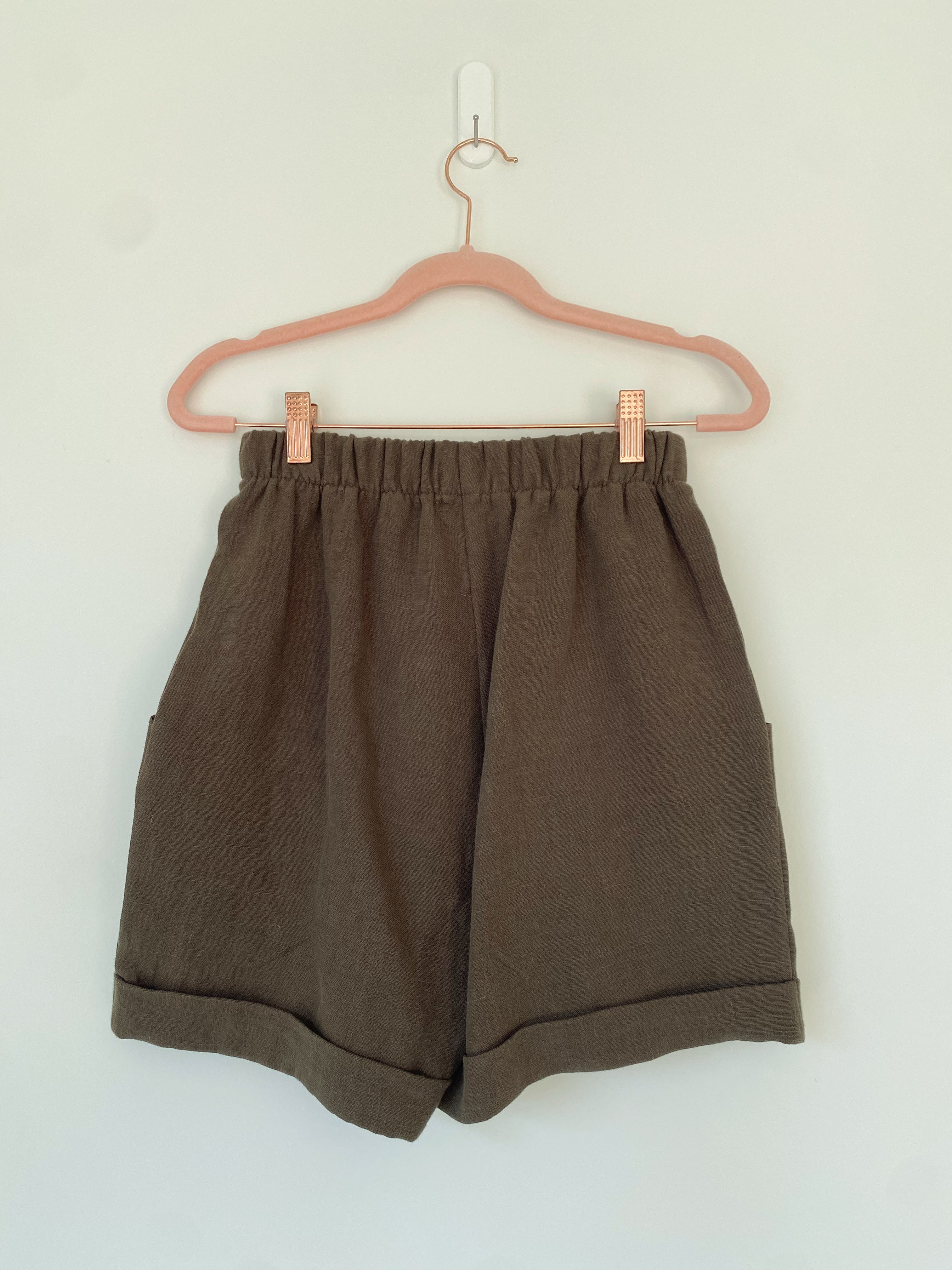 Marketplace - S - The Shorts - Hemp - Olive